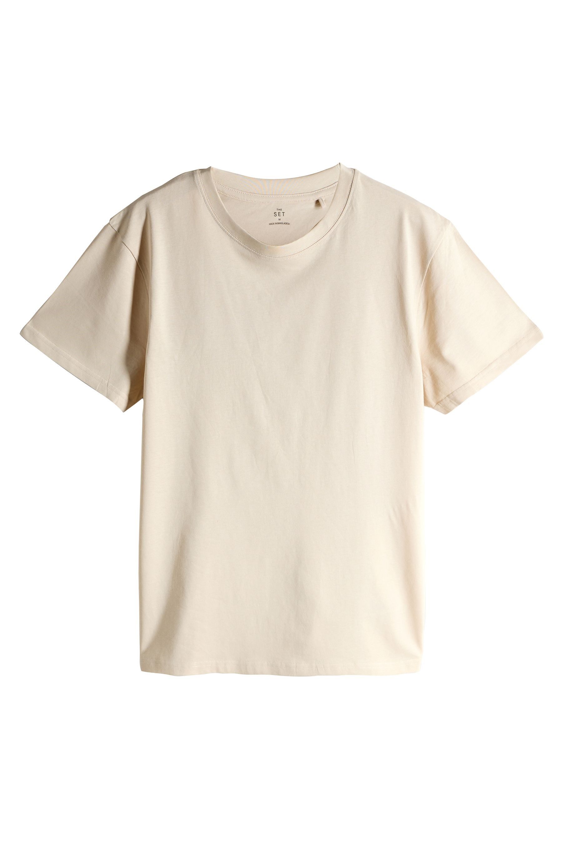 The Set T-Shirt The Set Regular Fit Kurzarm-T-Shirts im 4er-Pack (4-tlg) günstig online kaufen