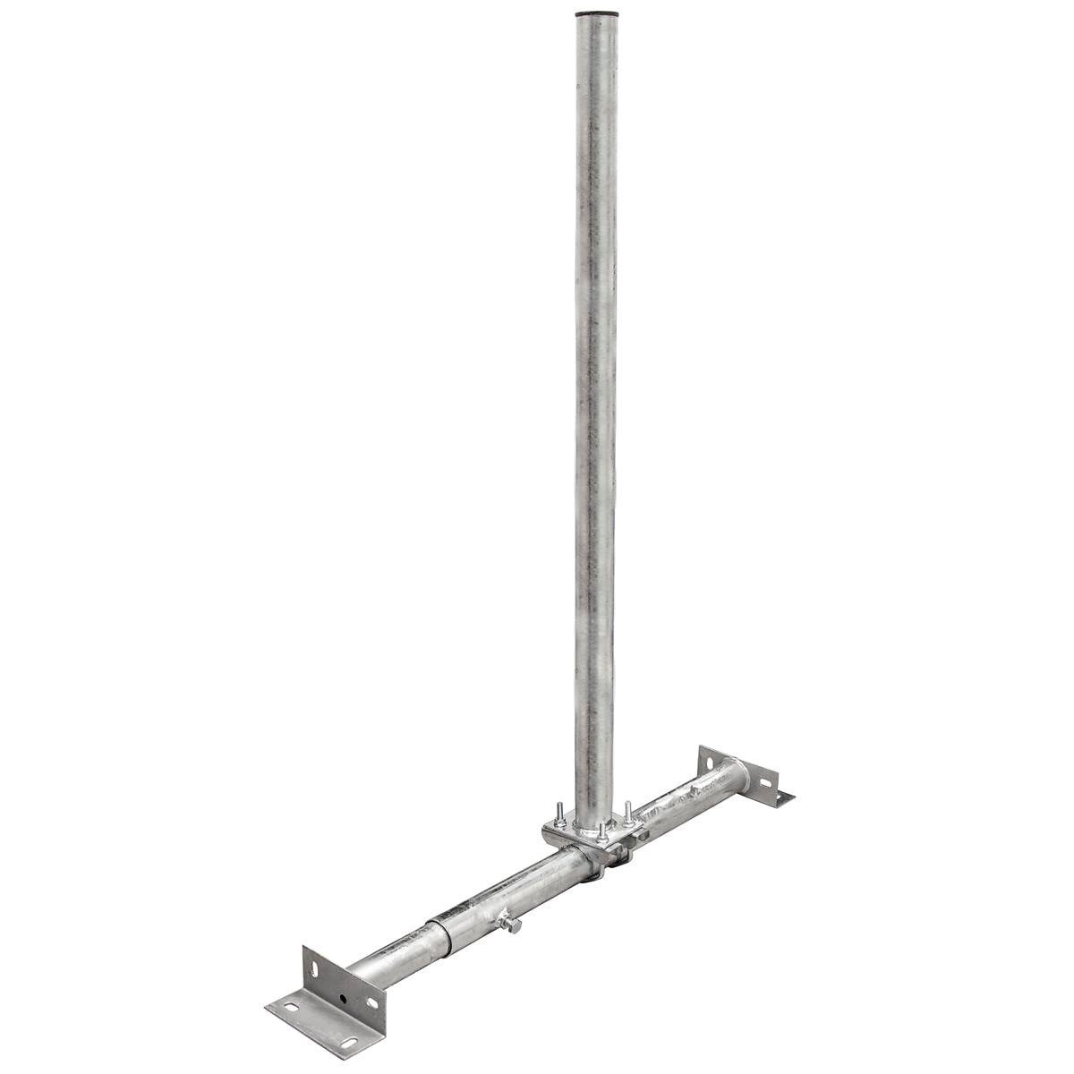 SAT-Halterung BASIC X100-48F SAT Dachsparrenhalter 100cm Mast 48mm feuerverzinkt