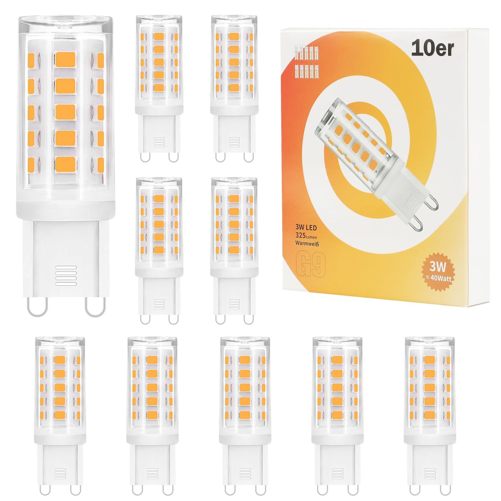 Nettlife LED-Leuchtmittel G9 5/10 Stück 3000K günstig online kaufen