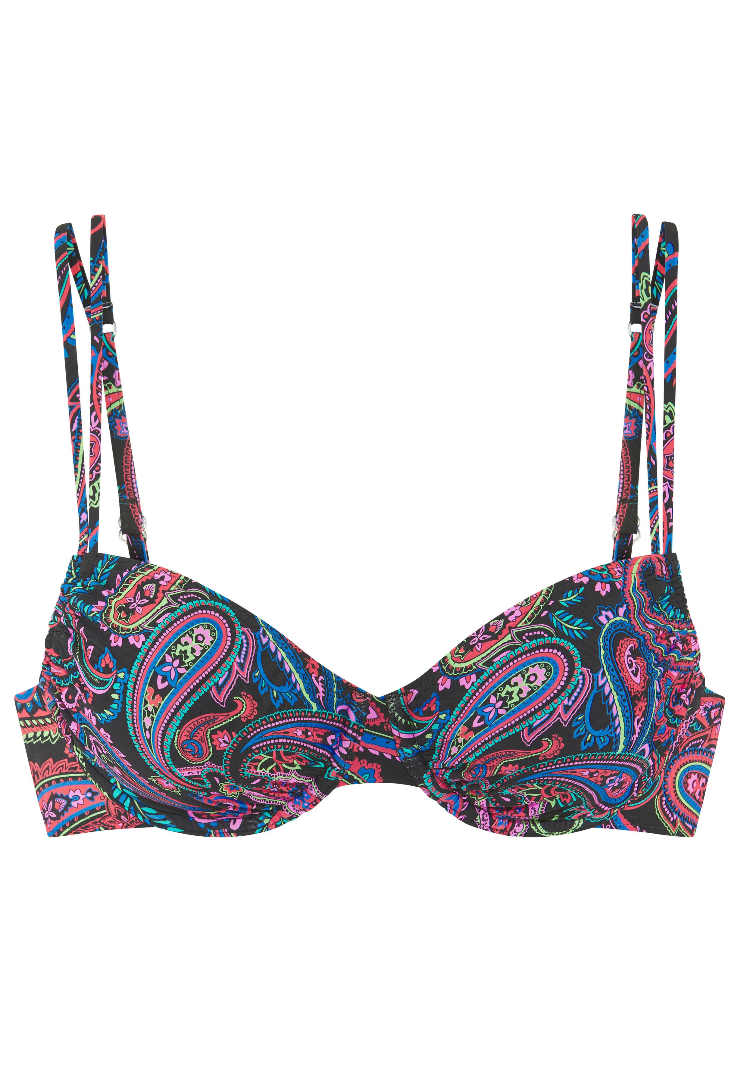 Venice Beach Bügel-Bikini-Top Paislee, bedruckt, verstellbare Doppelträger, günstig online kaufen