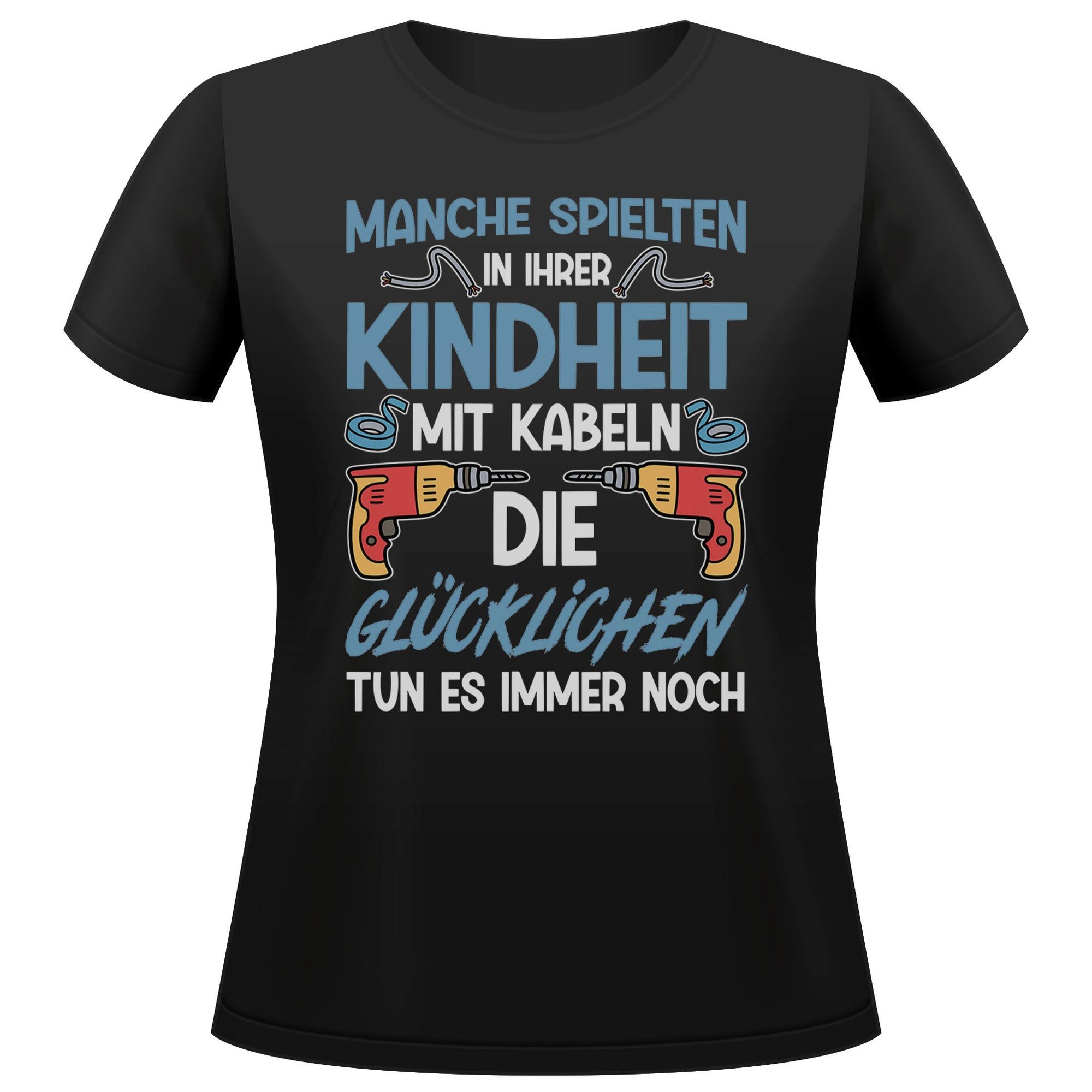 T-Shirt Elektrikerin Geschenk Frauen Spruch Beruf Ausbildung Abschluss