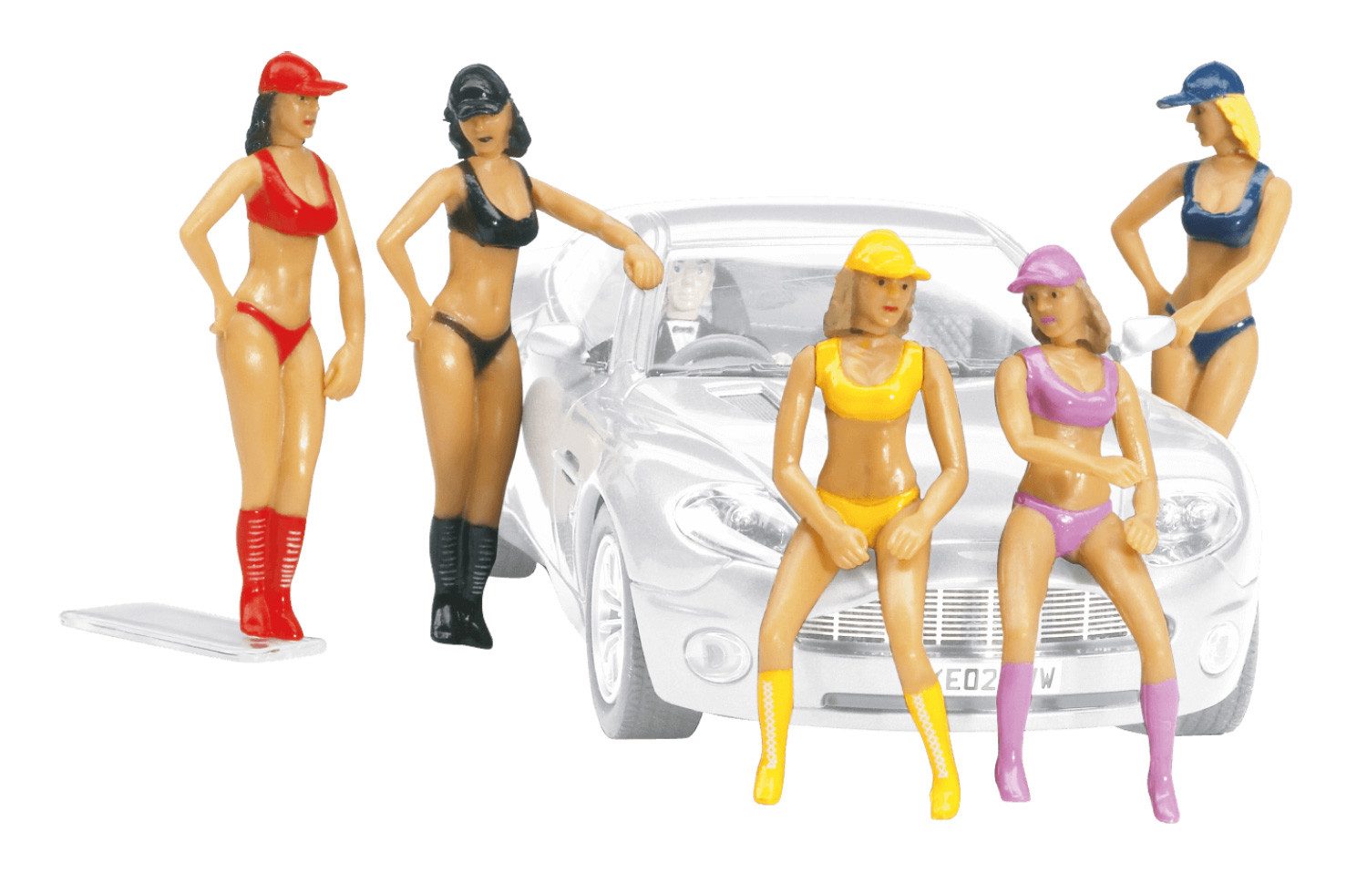 Carrera® Autorennbahn Carrera 20021114 - Pit Babes mit 5 Figuren