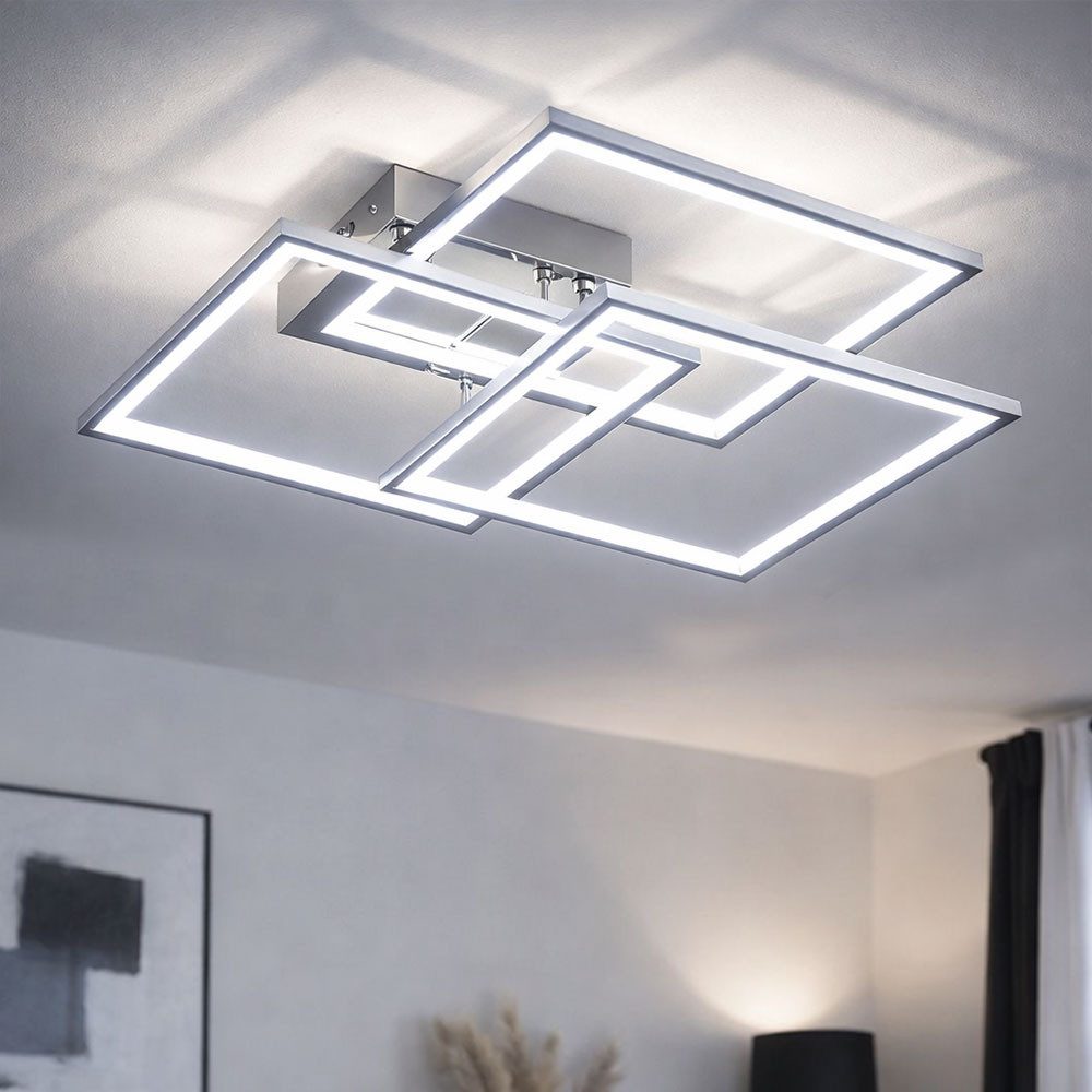 WOFI LED Deckenleuchte, LED-Leuchtmittel fest verbaut, Warmweiß, Deckenlampe LED Deckenlampe modern Deckenleuchte Wohnzimmer
