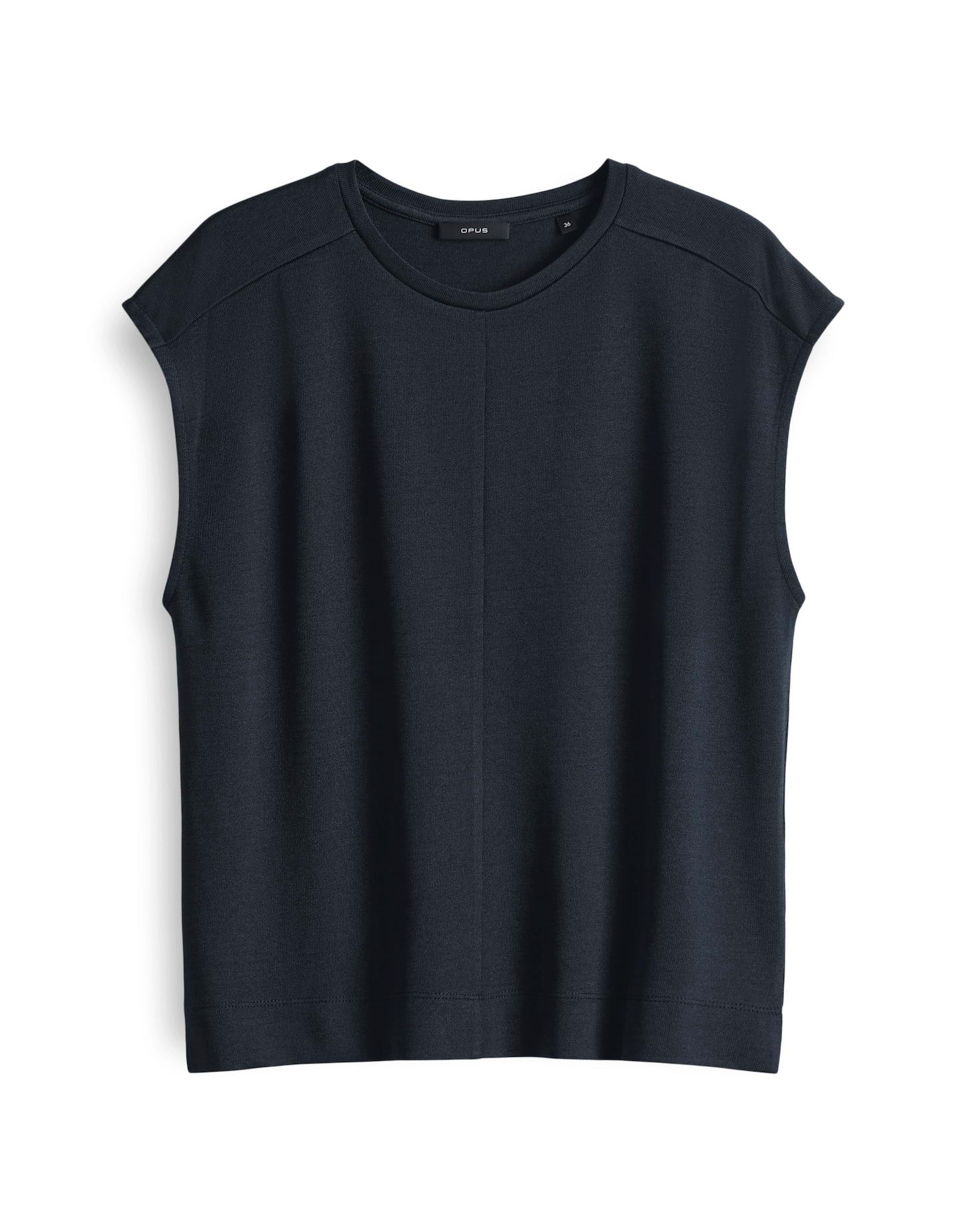 Kurzarmshirt SLUMMI Regular mit feiner Rippstruktur