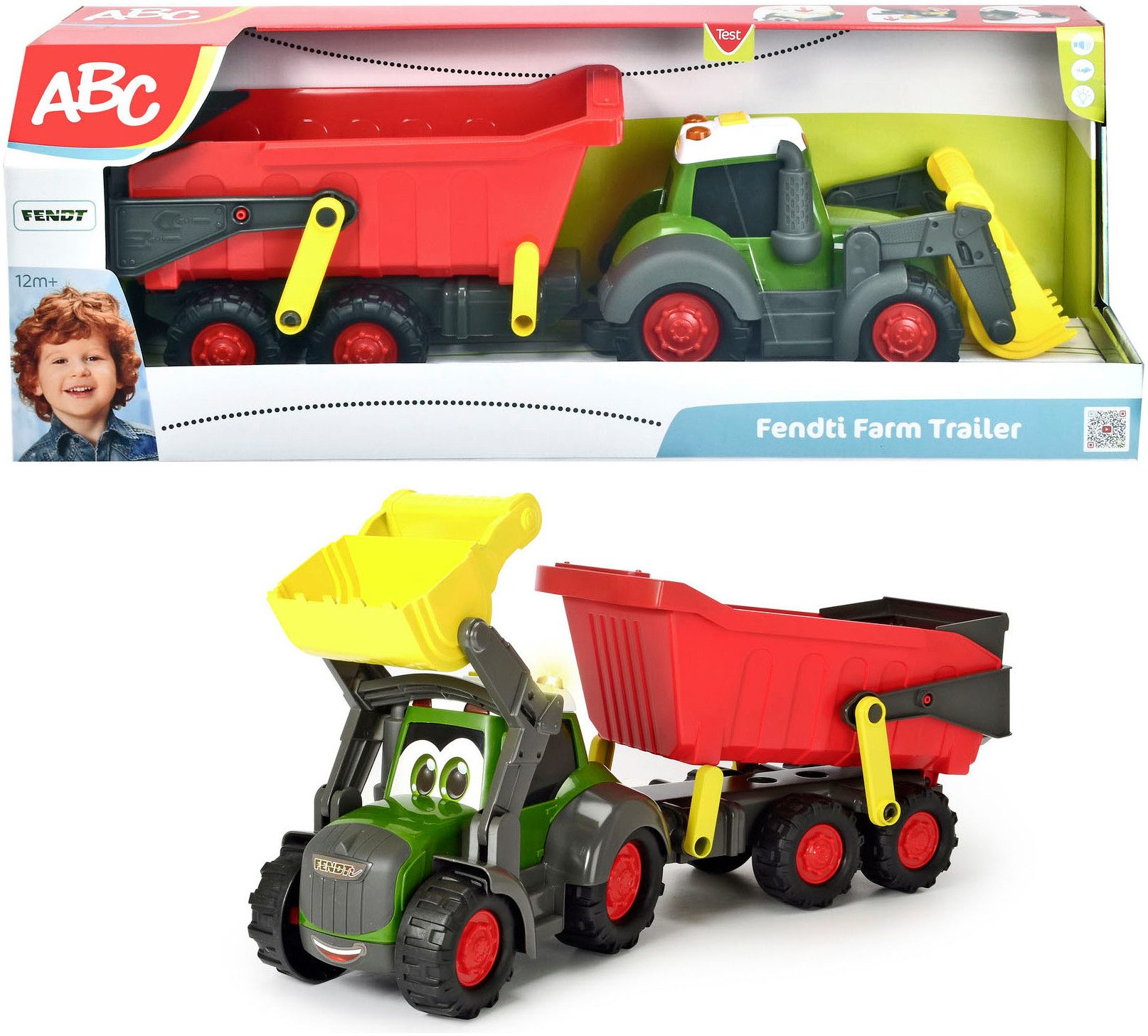 ABC Spielzeug-Traktor ABC Fendti Farm Trailer, günstig online kaufen