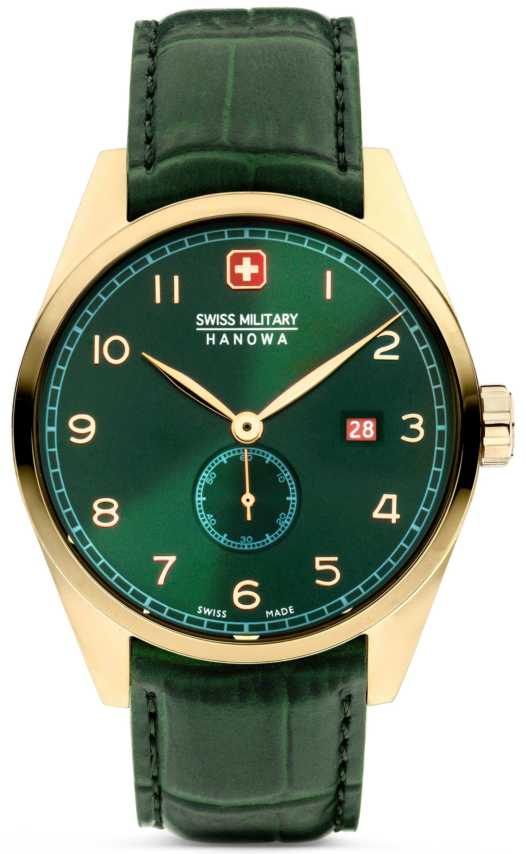 [Qualitätssicherung und kostenloser Versand] Swiss Military Hanowa LYNX, SMWGB0000710 Grün Quarzuhr