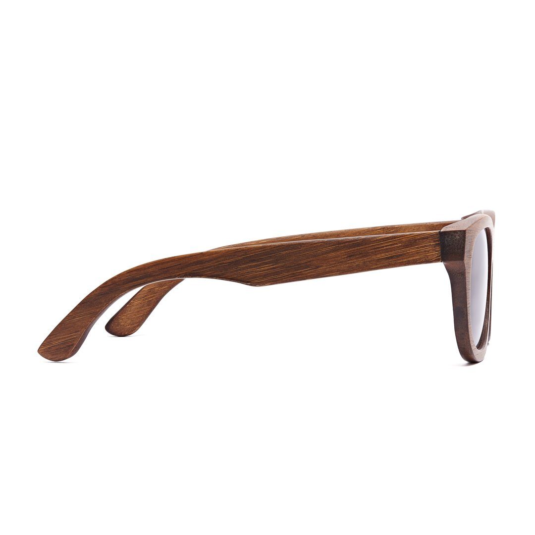 Bonizetti Sonnenbrille Herren Sonnenbrille Bambus (140 mm, hellbraun, braun, 1-St) Männer Sunglasses, Sommer Accessoires, Naturmaterialien