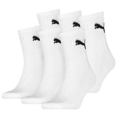 PUMA Kurzsocken Unisex Sportsocken, 6 Paar - Short Crew Socks