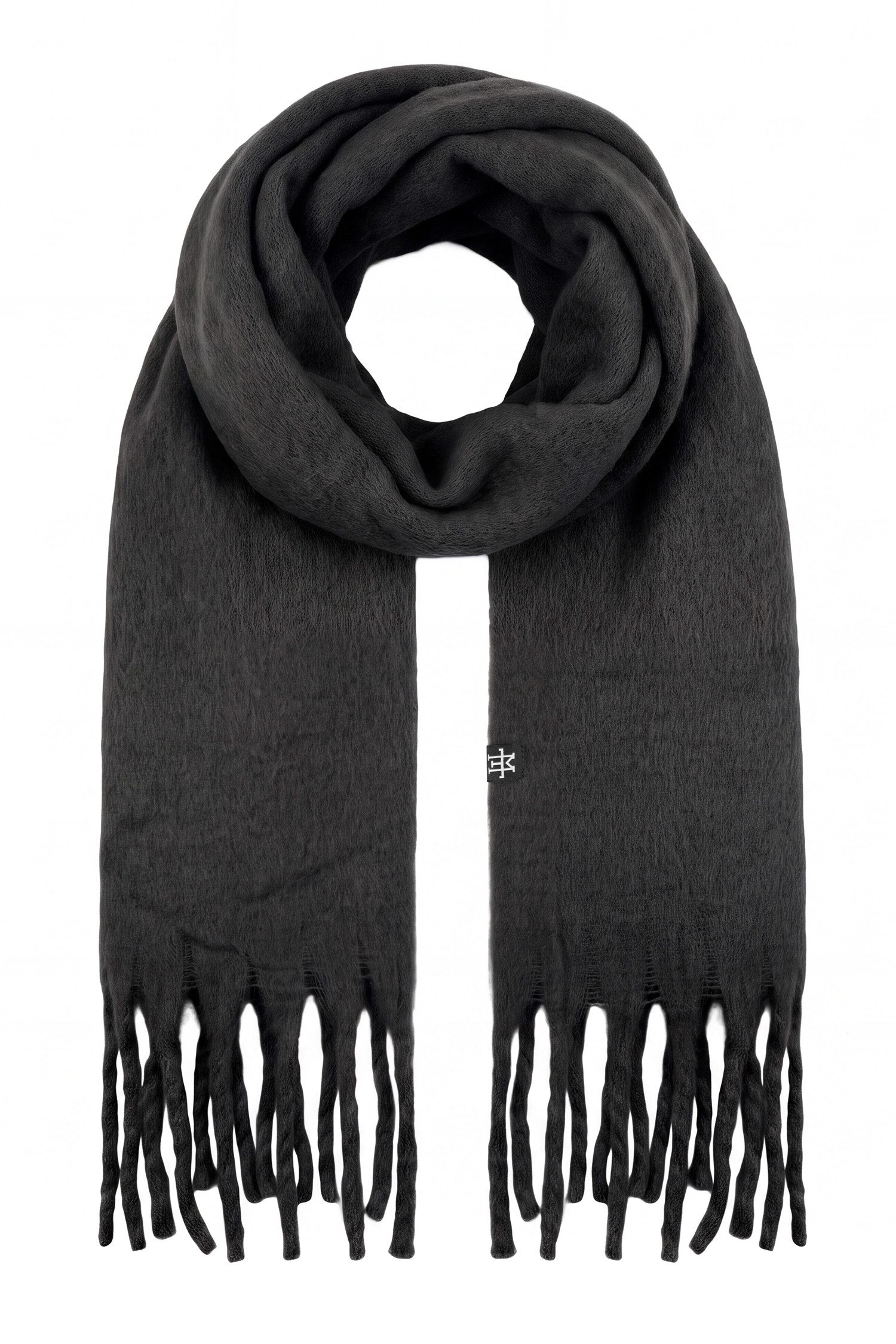 Manufaktur13 XXL-Schal Big Fluff Scarf - Oversize Strickschal, Langschal, Wickelschal, Schal, mit Fransen