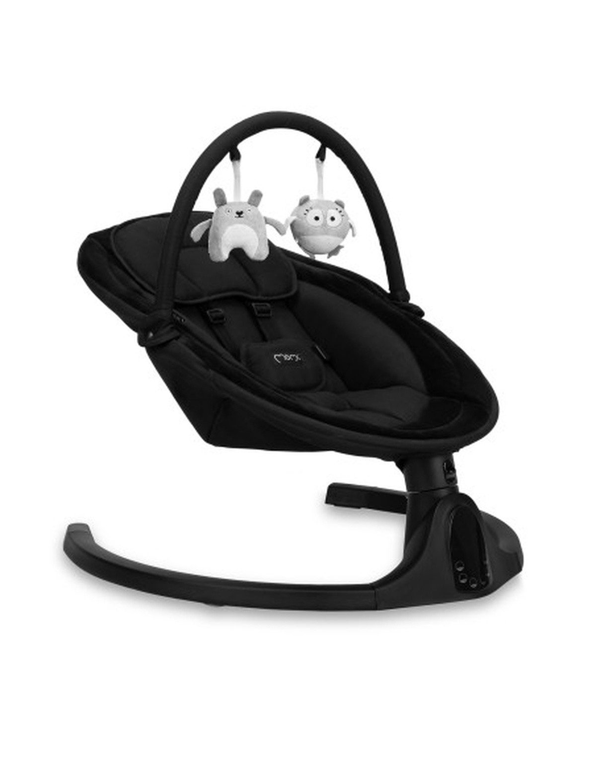 MoMi Babyschaukel MoMi KENANI ONYX - Elegante schwarze elektrische Wippe fü günstig online kaufen