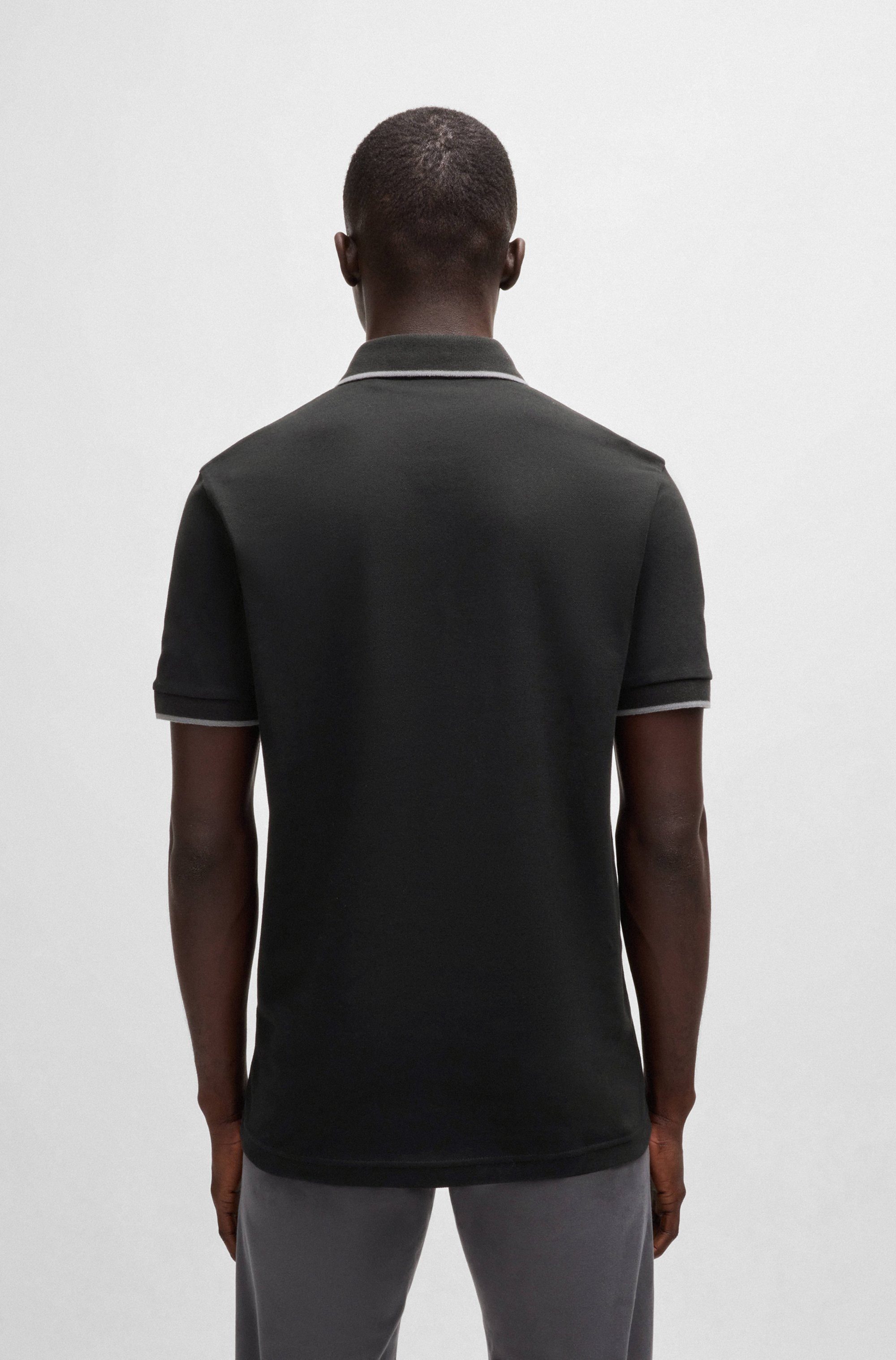 BOSS ORANGE Poloshirt Passertip mit BOSS Logo-Badge – Bild 5 von 5