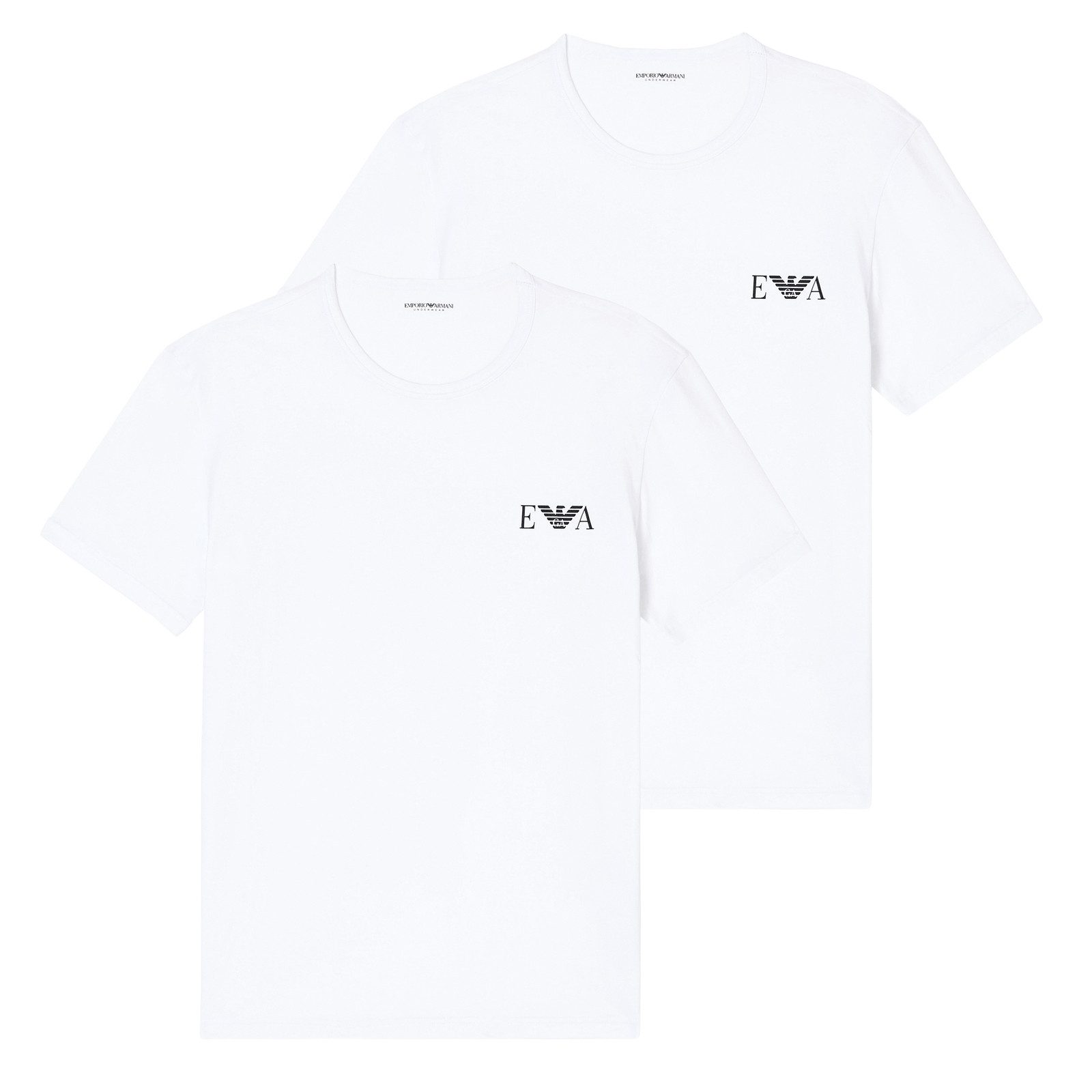 Emporio Armani Unterziehshirt 2er Pack T-Shirt (2-St., 2 Stück) mit Logo günstig online kaufen