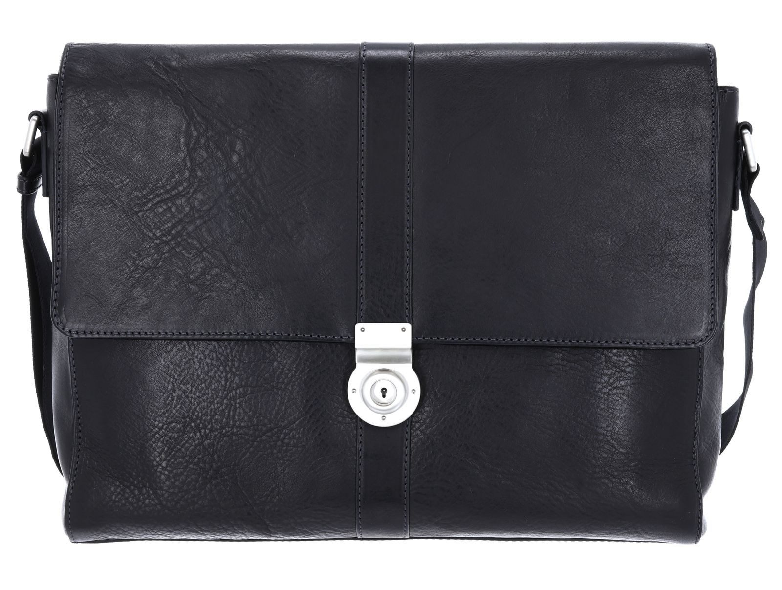 Leonhard Heyden Umhängetasche Messenger Bag (Set, 2-tlg), aus echtem Rindsleder