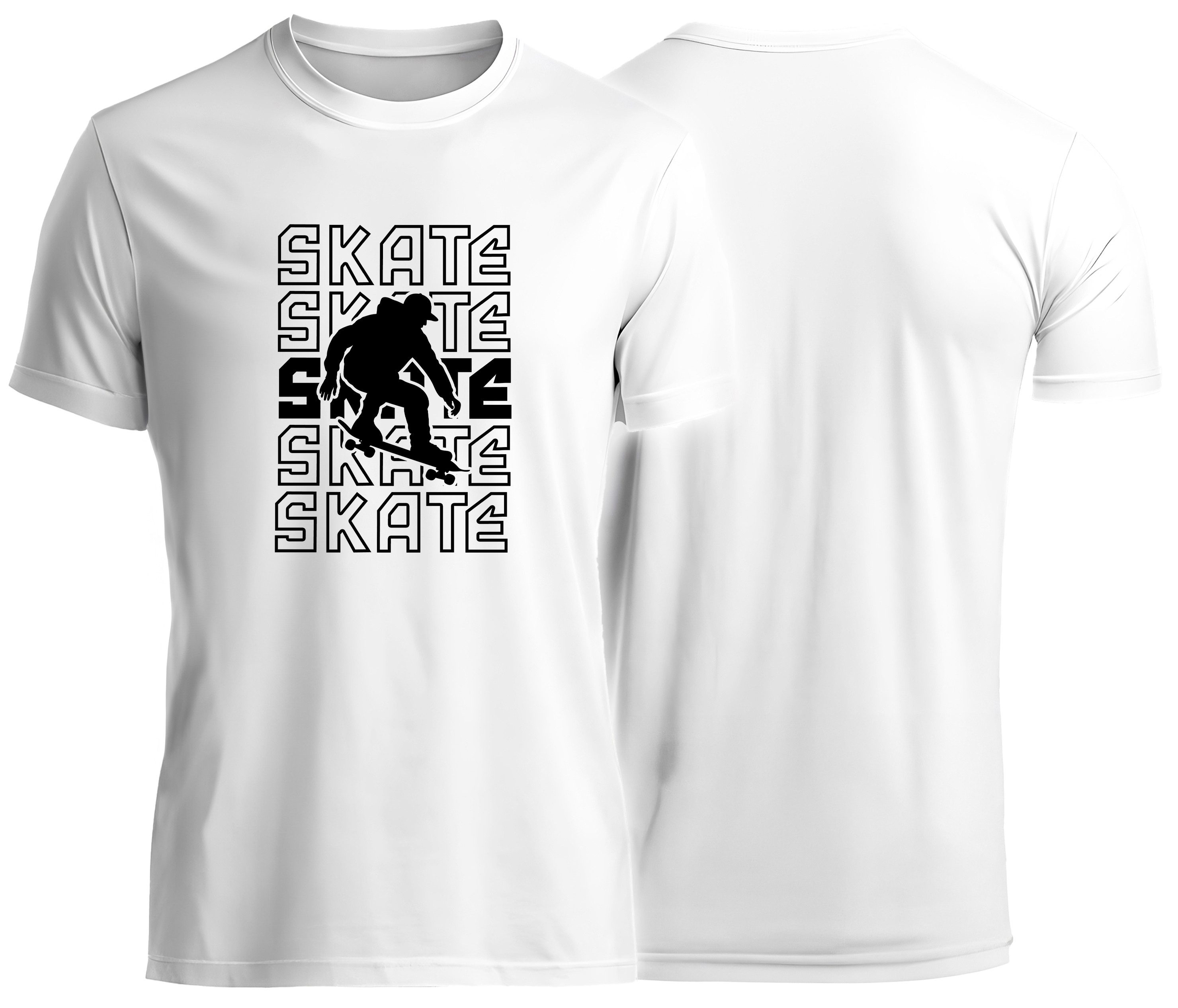 T-Shirt Skater print shirt