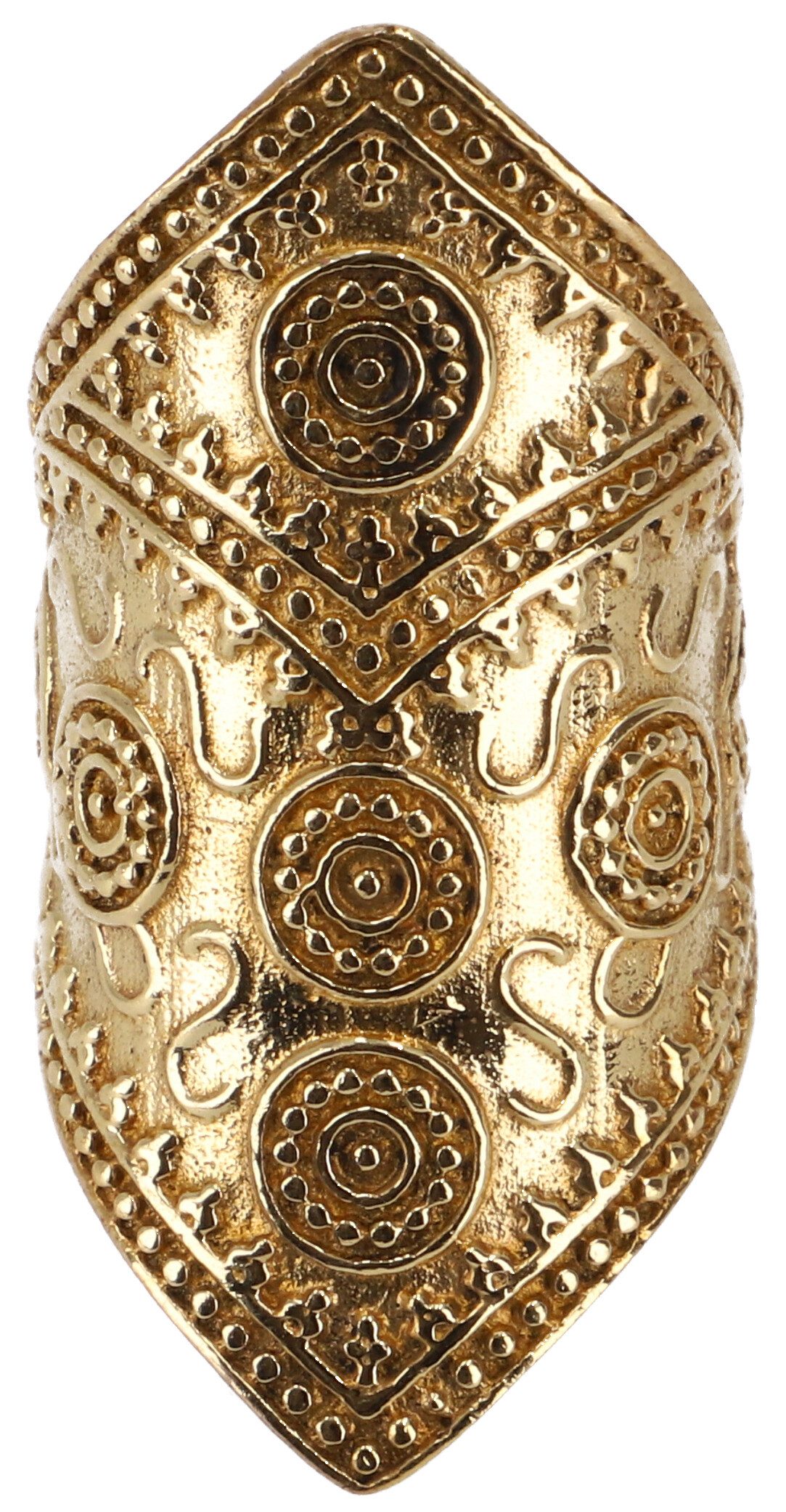 Guru-Shop Fingerring Langer Modeschmuck Ring onesize, Vintage Design..