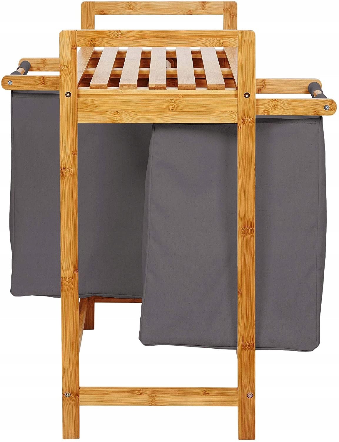 AD.CON Wäschekorb Bambus Wäschekorb Badezimmer Regal günstig online kaufen