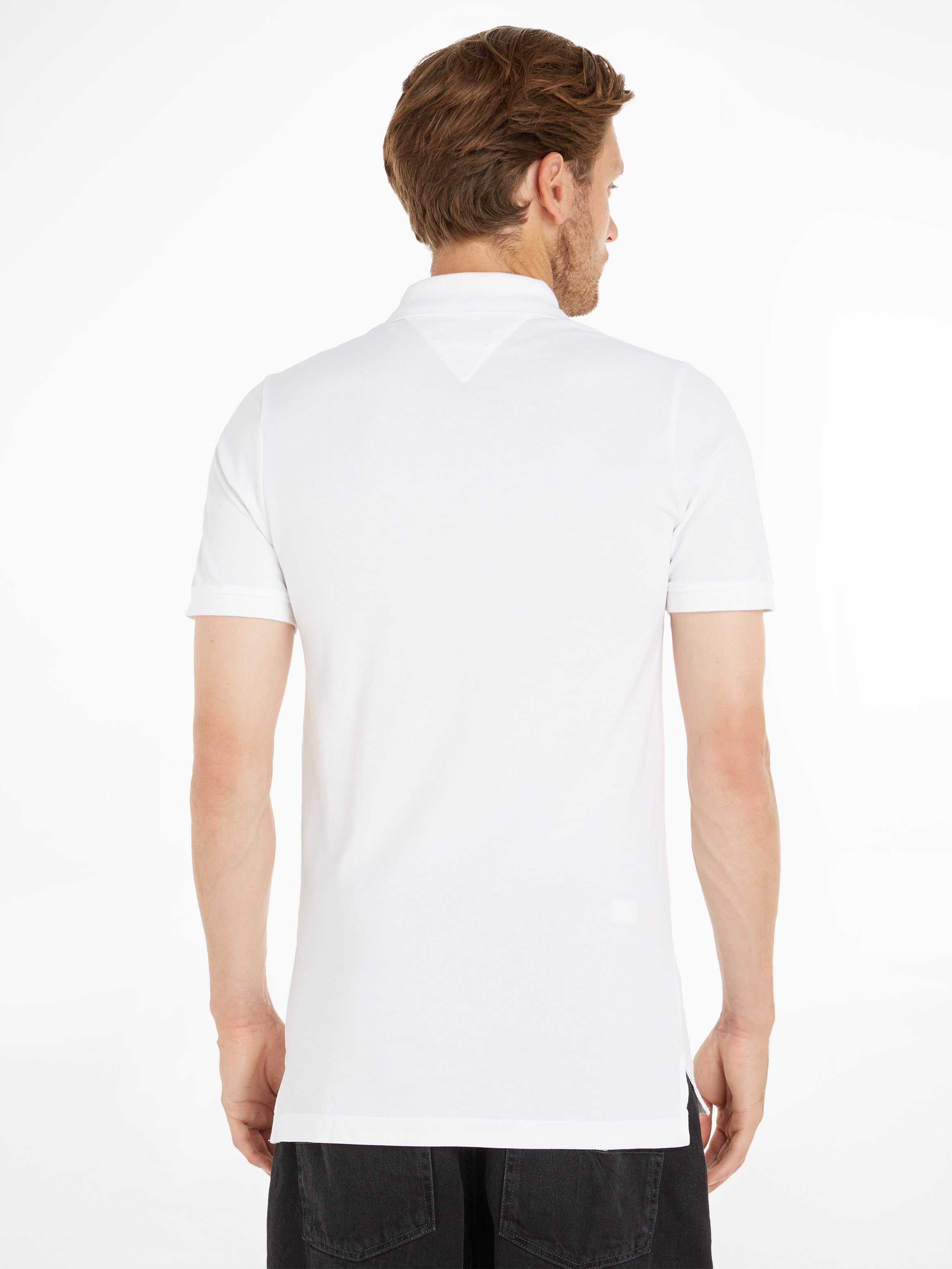 White SLIM Poloshirt Jeans PLACKET TJM POLO Tommy