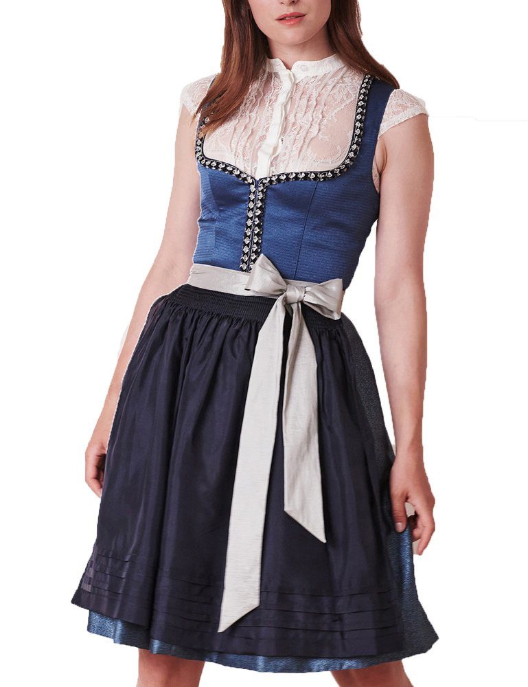 KRÜGER COLLECTION Dirndl 'Stefanie' 102761, Blau 60cm günstig online kaufen