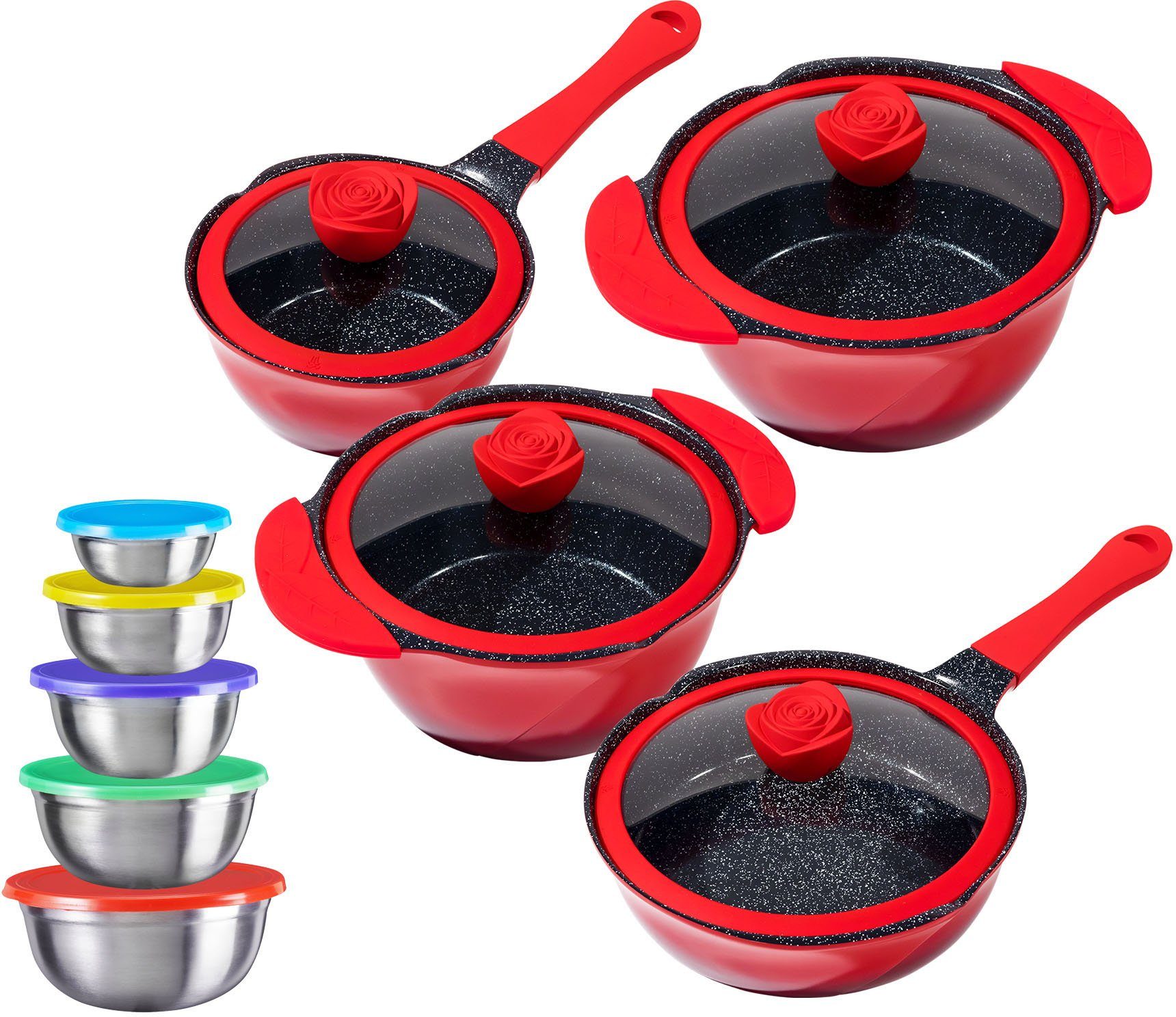 Topf-Set ROSENBLÜTE