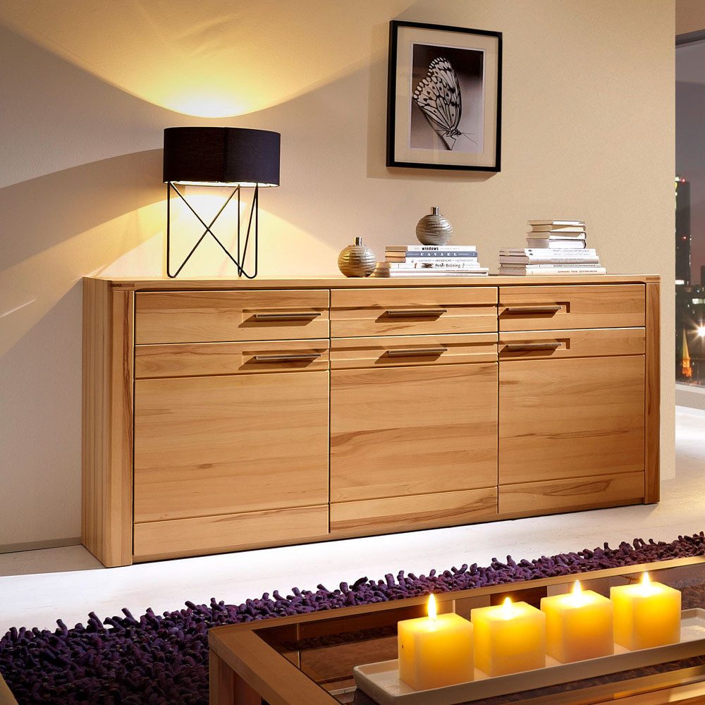 Verwunderlich Sideboard Buche Massiv Bild