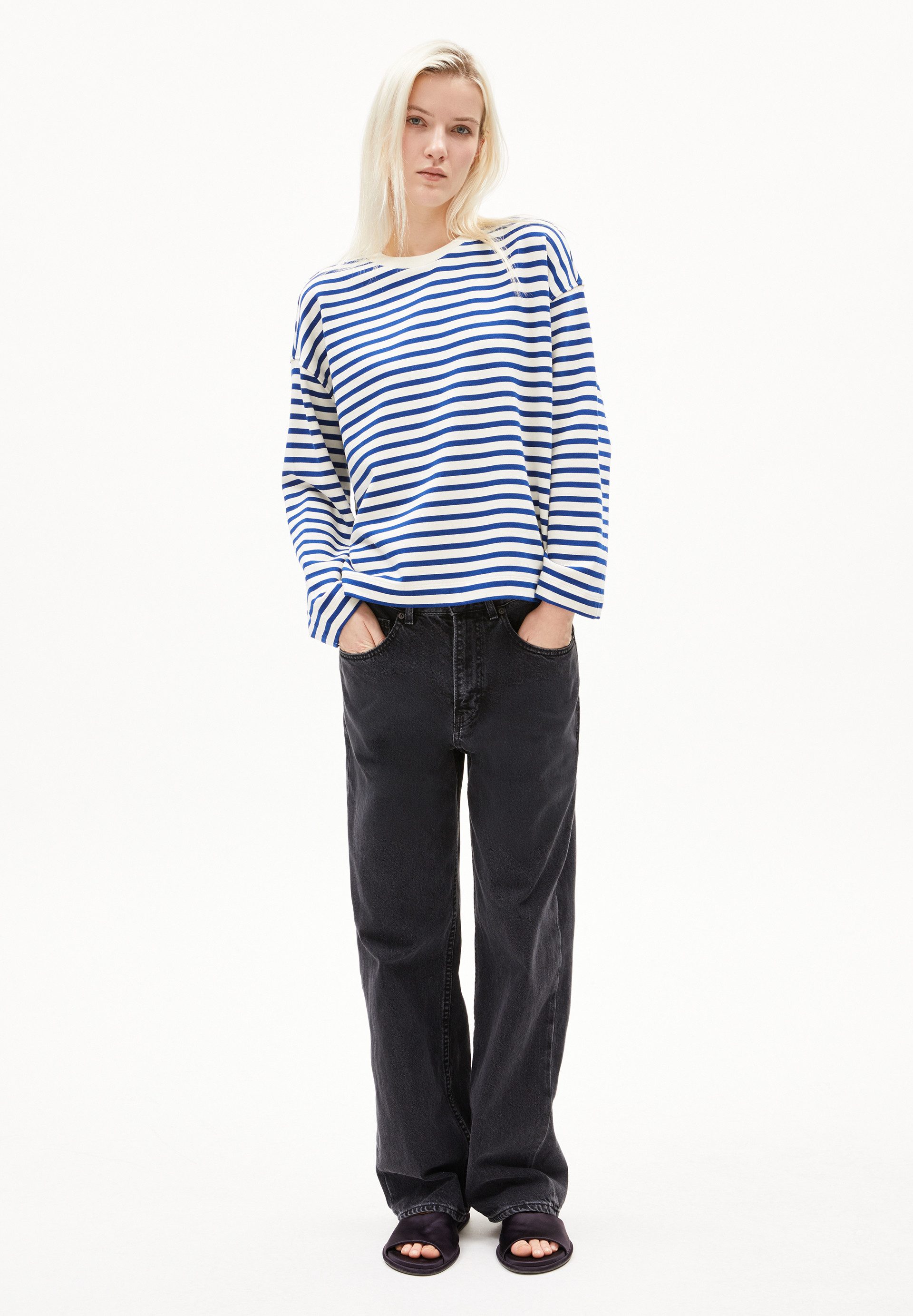 Armedangels Sweatshirt FRANKAA MAARLEN STRIPE SWEAT günstig online kaufen