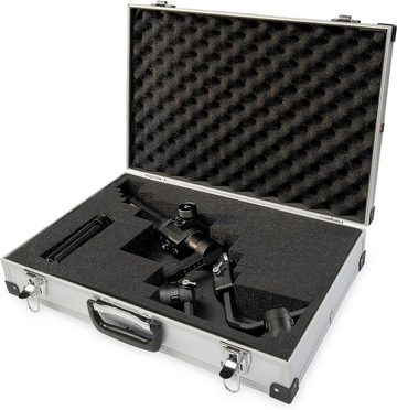 MC.Sammler Werkzeugbox Aluminiumkoffer mit Schaumstoff Rasterschaumstoff 500 x 370 x 120 mm (Universal Koffer für Messinstrumente Messgeräte), Werkzeug Aufbewahrung Transportkoffer mit Schaumstoffeinlage