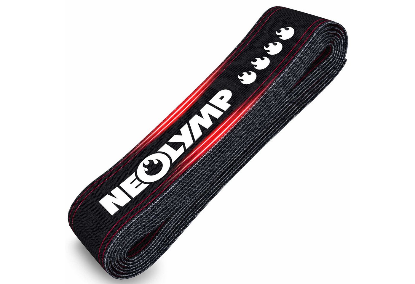 NEOLYMP Trainingsbänder Gymnastikband Stoff für vielseitiges Training - waschbar, Resistance Bands mit Verstellschnalle - Umweltfreundlich, Waschbar