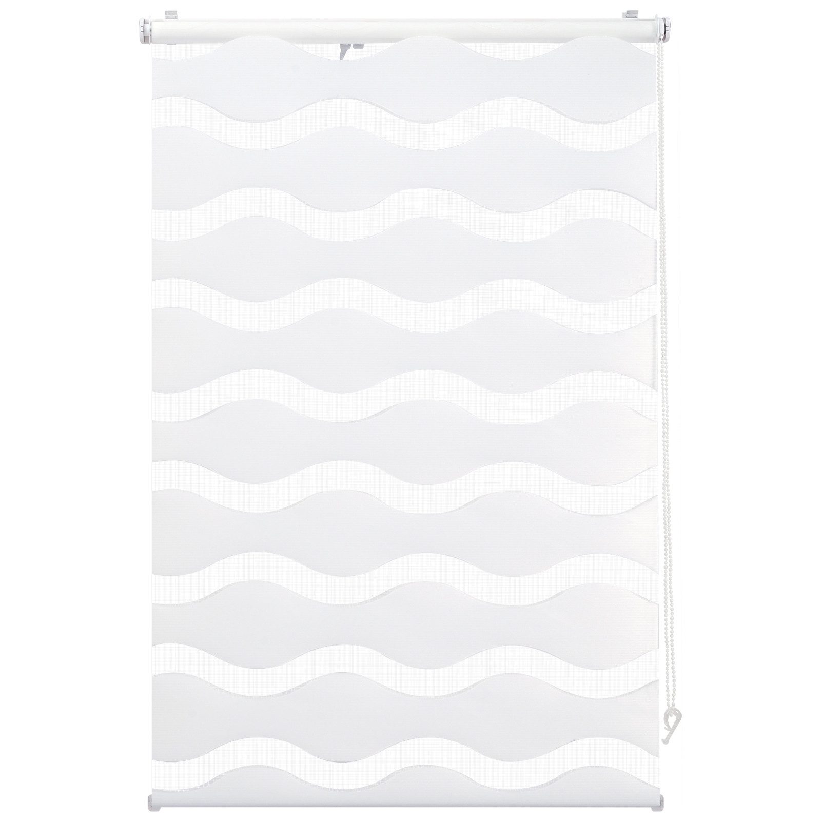 Doppelrollo Duo Rollo Klemmfix ohne Bohren für Fenster Rollos Jalousie Faltrollo, Sekey, freihängend, Klemmträger