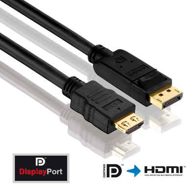 PureLink PureLink® - DisplayPort zu HDMI Kabel - PureInstall 1,50m Video-Kabel