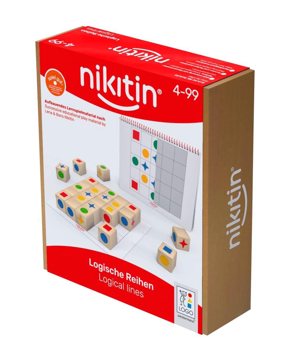 Nikitin Lernspielzeug Logische Reihen - Gedächtnistraining Spiel für Kinder und Erwachsene