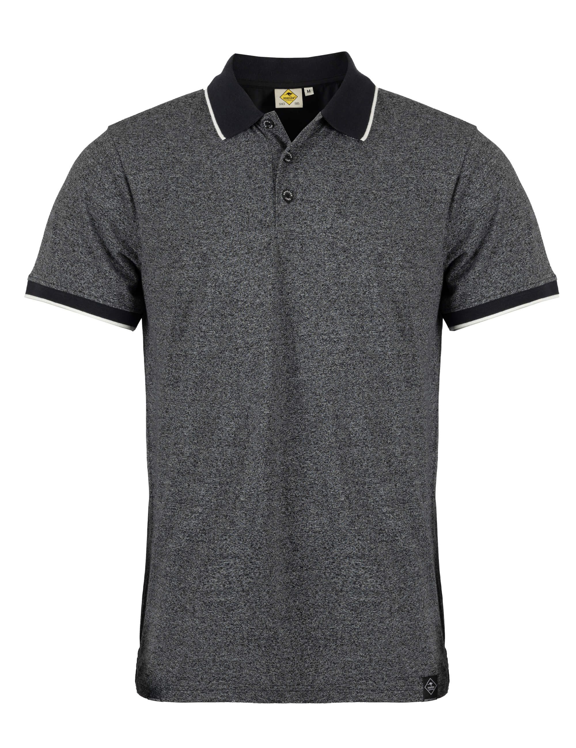 ROADSIGN australia Poloshirt Urban (1, 1-tlg., 1) Melierte Optik, sportiv-eleganter Stil für Freizeit und Büro