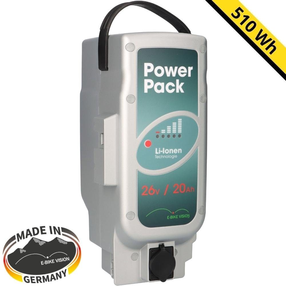 E-Bike Vision E-Bike Vision Akku 26V 20Ah passend Flyer C7+ Derby Cycle E-Bike Akku