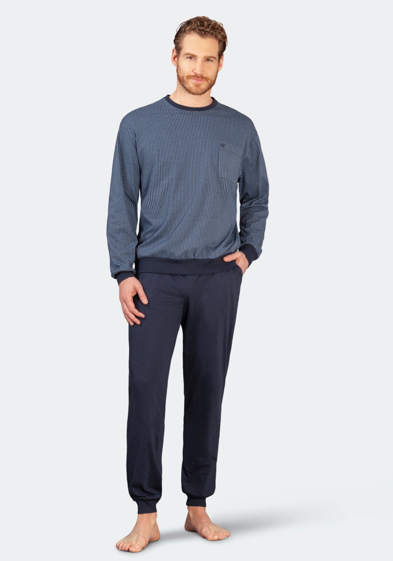 Hajo Schlafanzug 50058 Premium Cotton Formbeständig, günstig online kaufen