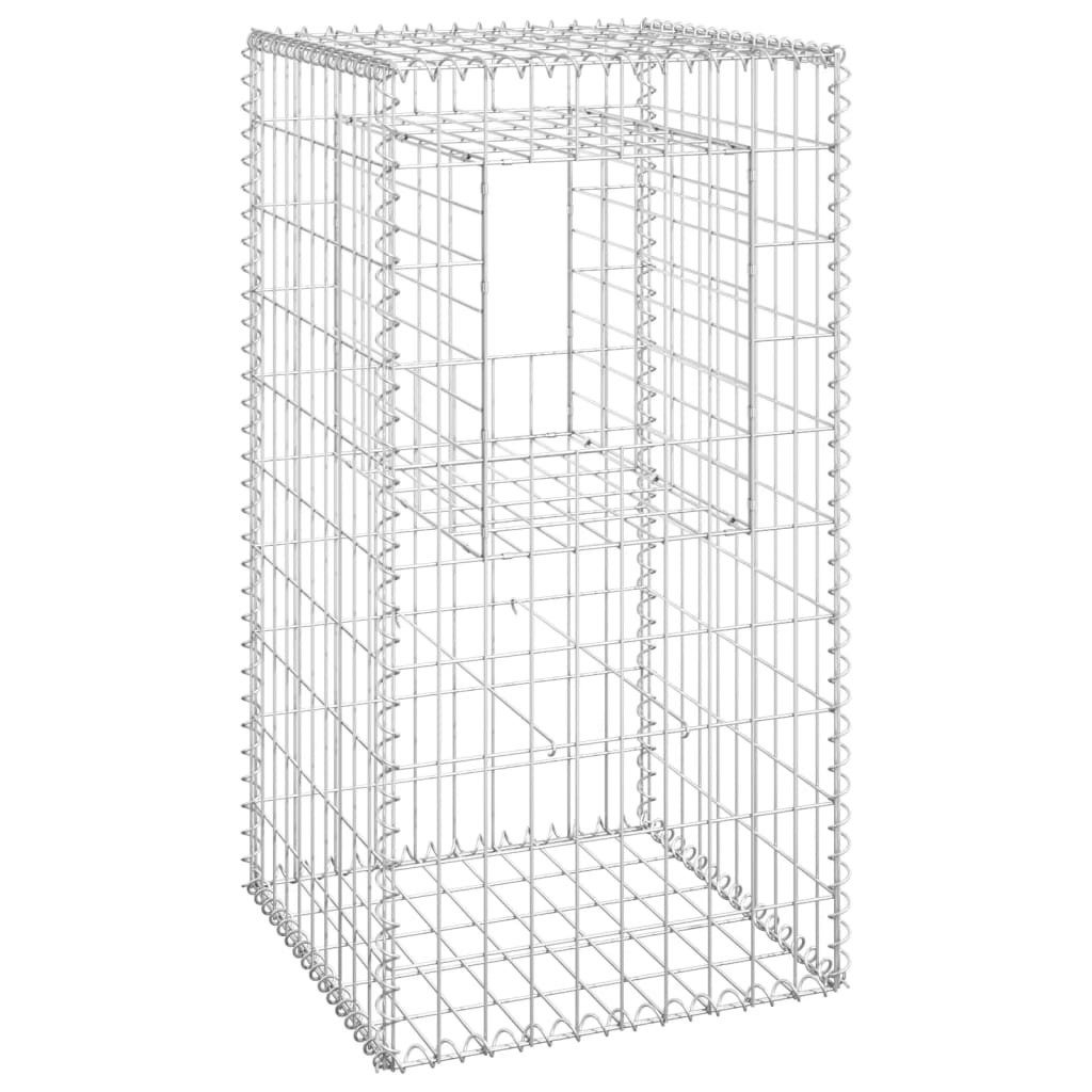 vidaXL Zaunpfosten Gabionensäule 50x50x100 cm Eisen, (1-St)