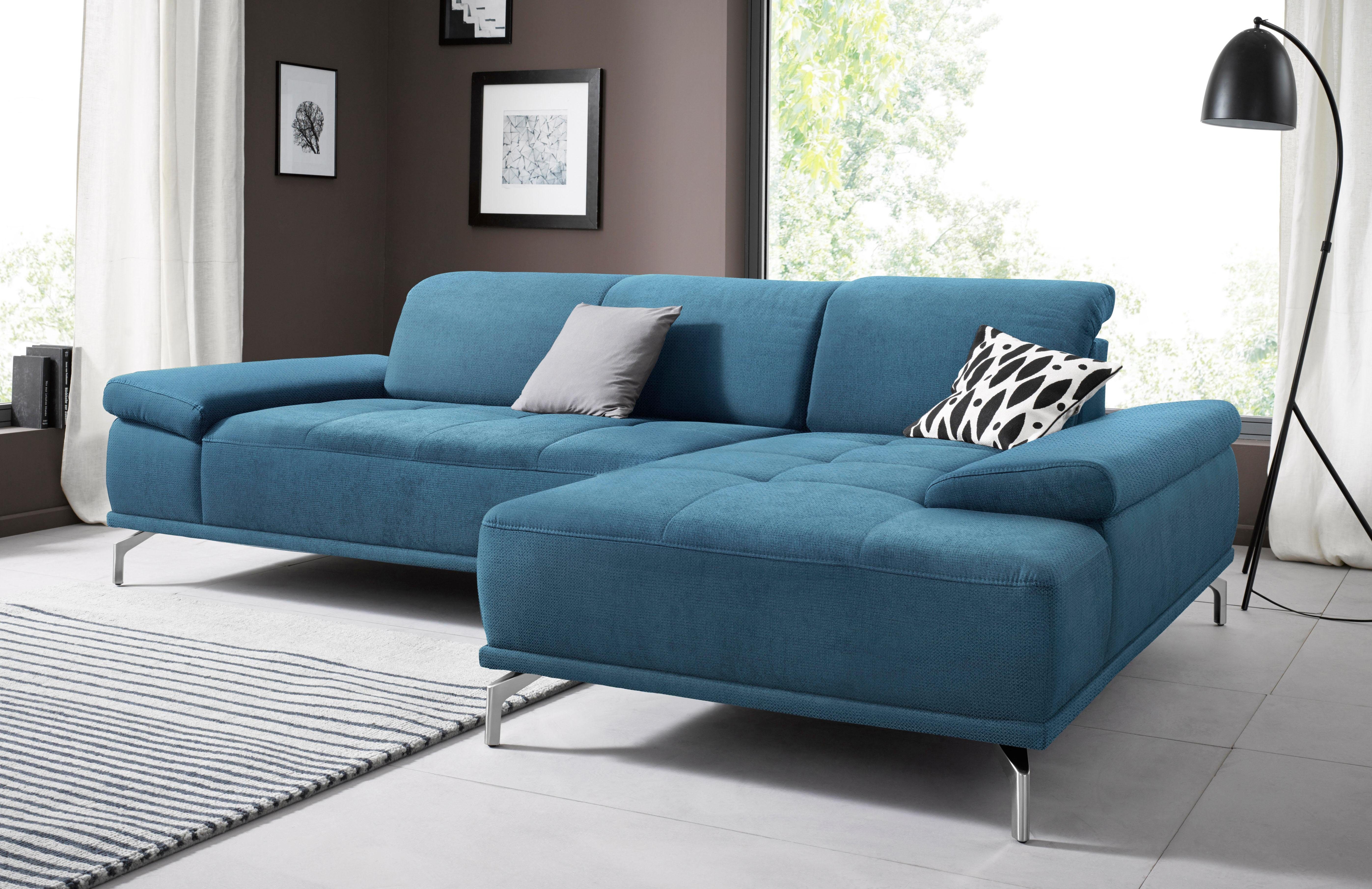 Places of Style Ecksofa "Caluna", Inkl.Sitztiefenverstellung, wahlweise mit günstig online kaufen