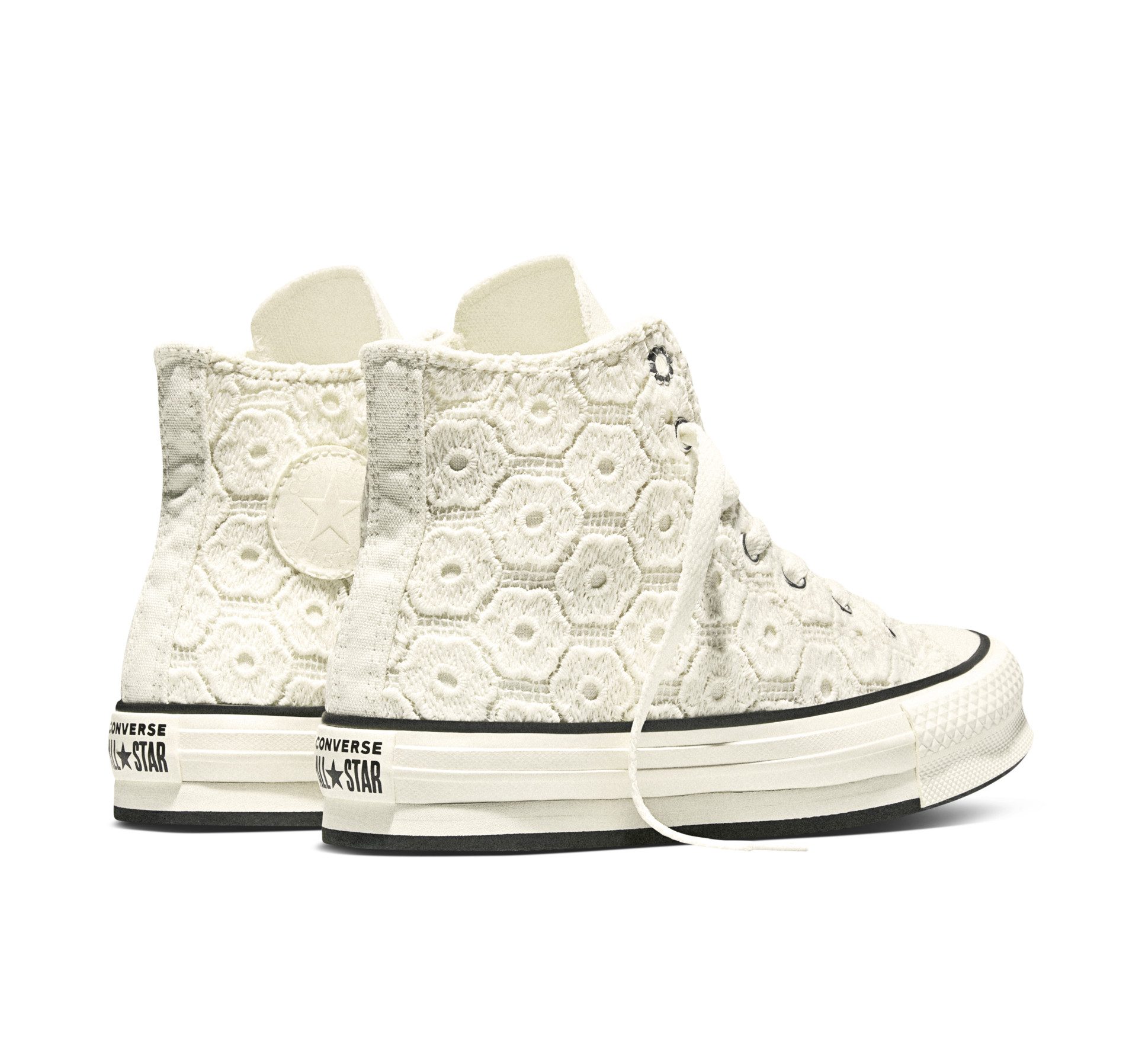 Converse CHUCK TAYLOR ALL STAR EVA LIFT PLATFORM FLORAL CROCHET Sneaker (für Jugendliche) für Alltag, sportlicher Stil – Bild 5 von 5