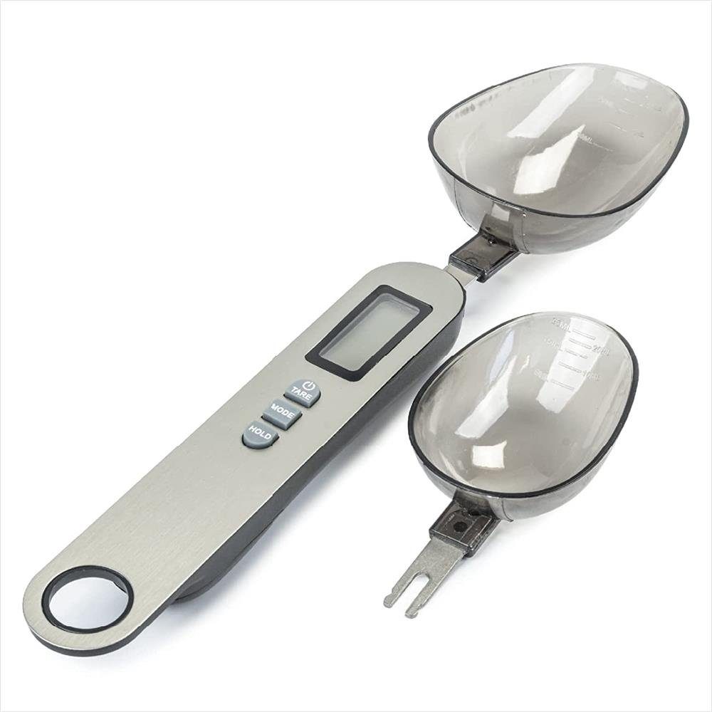 KORONA Löffelwaage Eva 79500, Haushaltswaage, präzise, Wiegelöffel, Edelstahl, digital, LCD Display