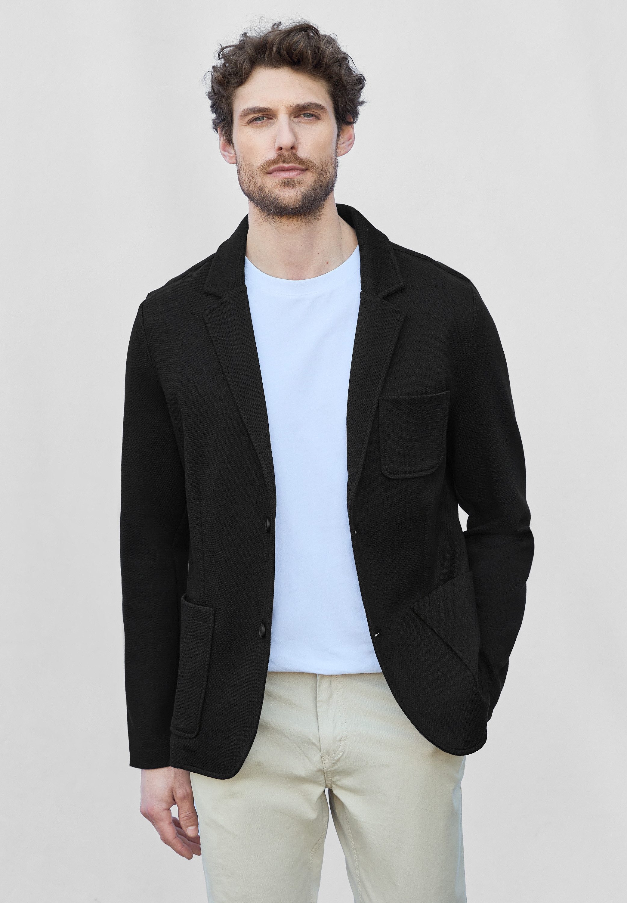 STREET ONE MEN Funktionsjacke mit Reverskragen günstig online kaufen