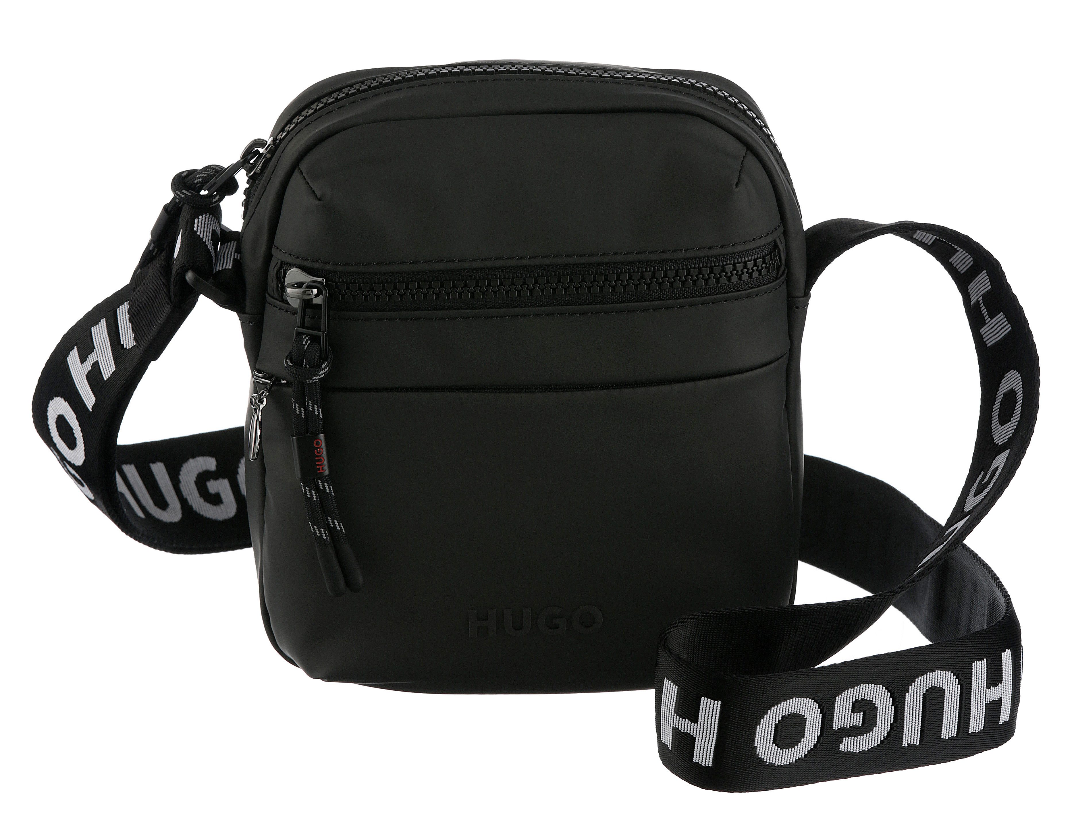 HUGO Mini Bag WANNER_NS_Zip, kleine Herren Schultertasche, Umhängetasche mit breitem Schulterriemen