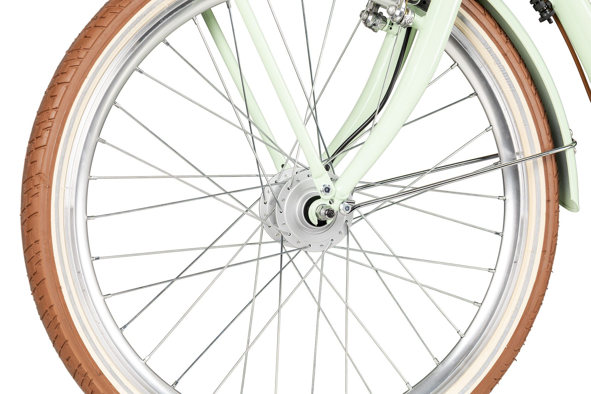 Maxim Kinderfahrrad Maxim La Vita 7 24, 7 Gang Shimano Tourney 7 Schaltwerk, Kettenschaltung, Straßenausstattung grün – Bild 5 von 5