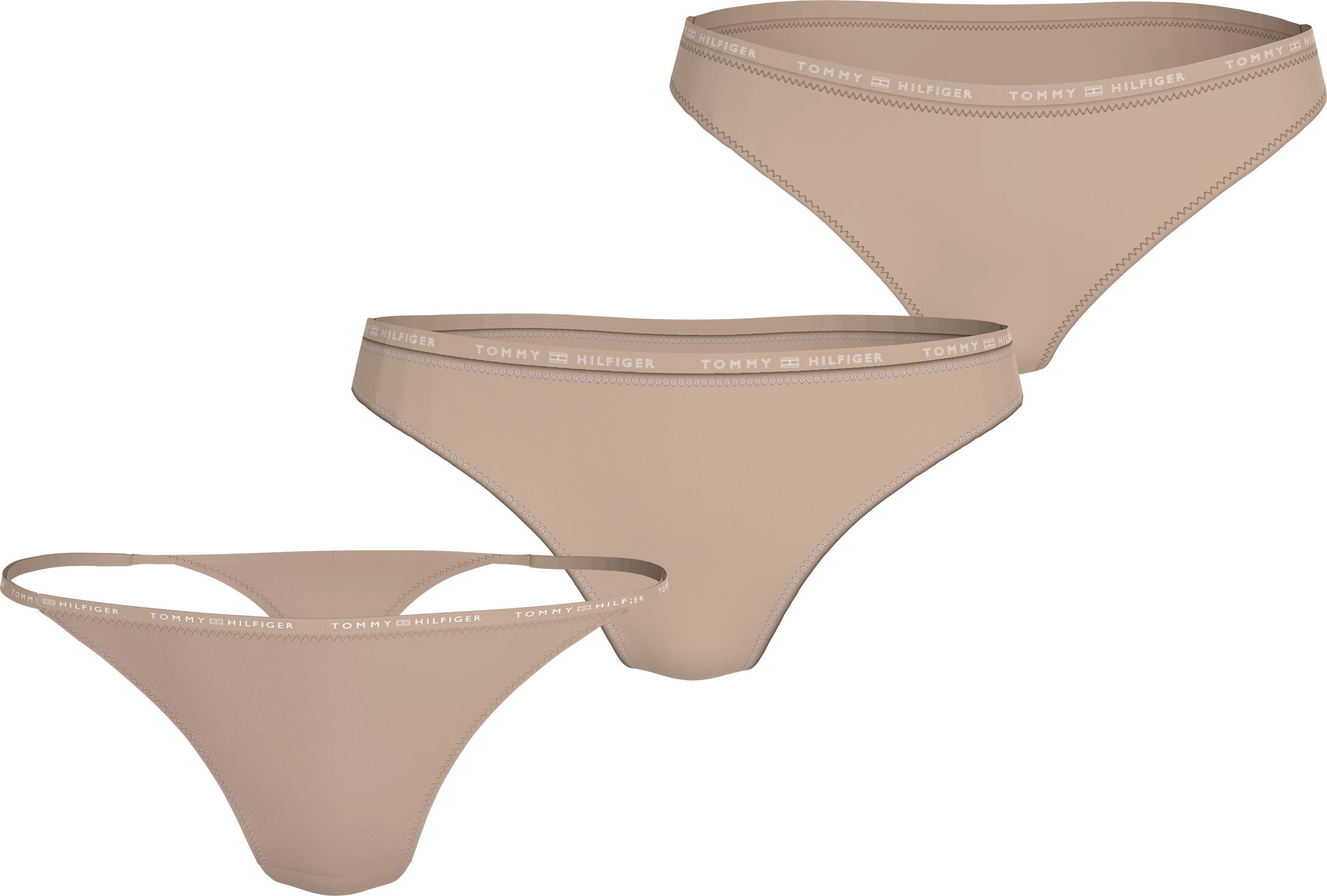 Tommy Hilfiger Underwear Slip 3 PACK MULTI SHAPE BOTTOM (Packung, 3-St., 3er) mit Shape Effekt