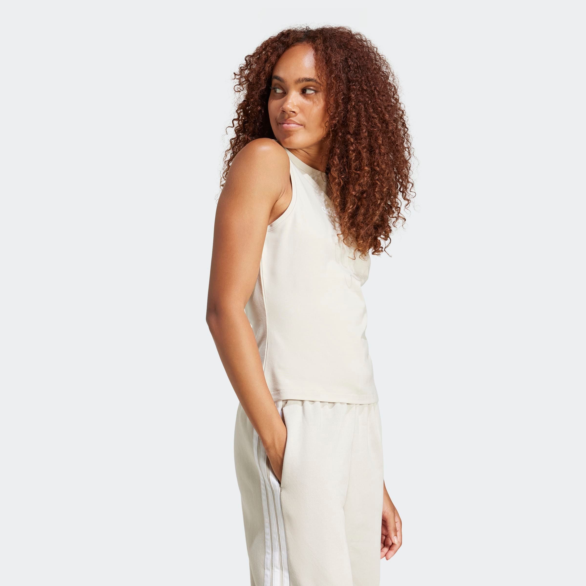 adidas Sportswear Tanktop ESSENTIALS LINEAR SLIM COTTON
