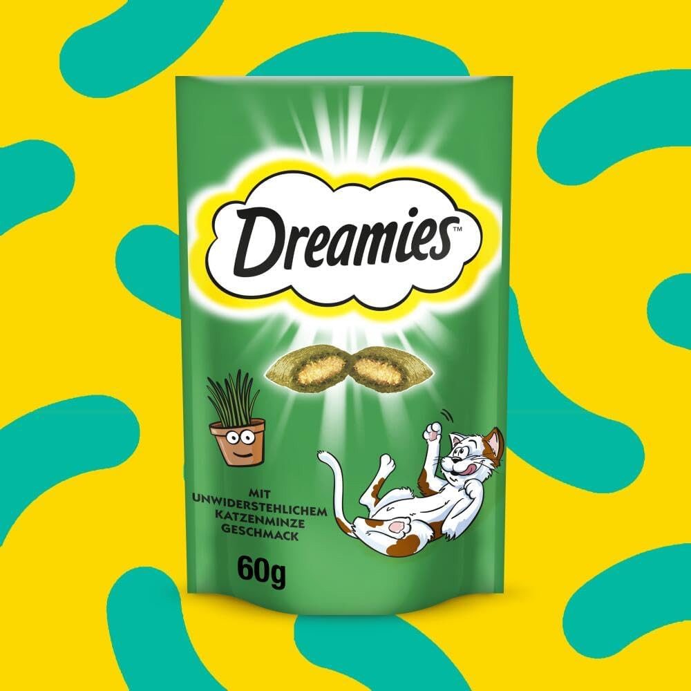 Dreamies DREAMIES™ Katzenminze 6 x 60g, Snack für: Katze