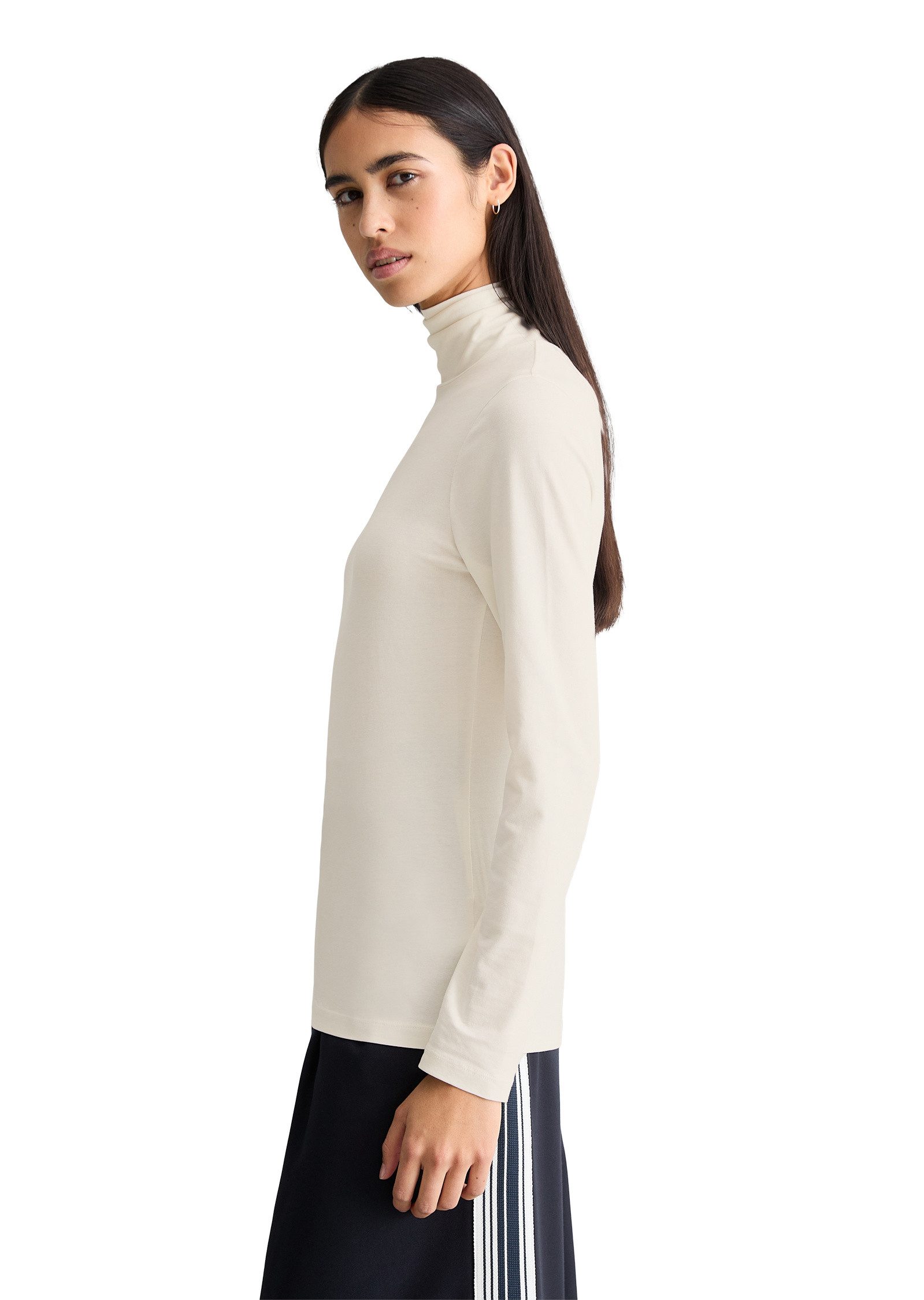 Marc O'Polo DENIM Langarmshirt aus elastischem Single Jersey günstig online kaufen