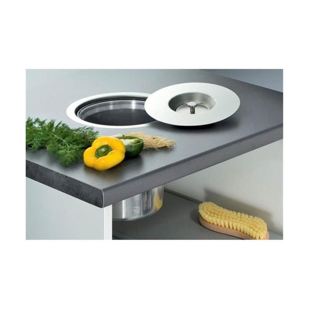 WESCO Mülleimer 060064-47 Ergo-Master small, 5 Liter, Aluminium-Einsatz