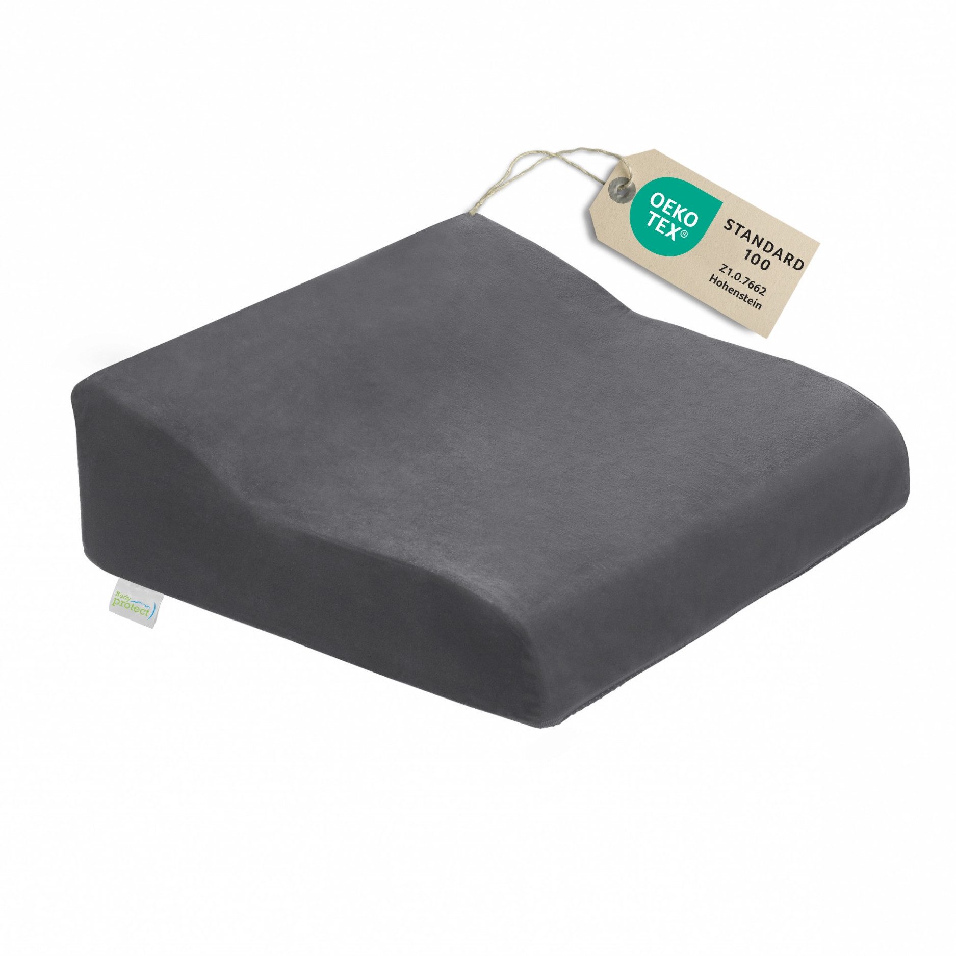 Bodyprotect Sitzkissen Aufstehhilfe Sitzerhöhung, Sitzkissen mit Anti-Rutsch-Unterseite