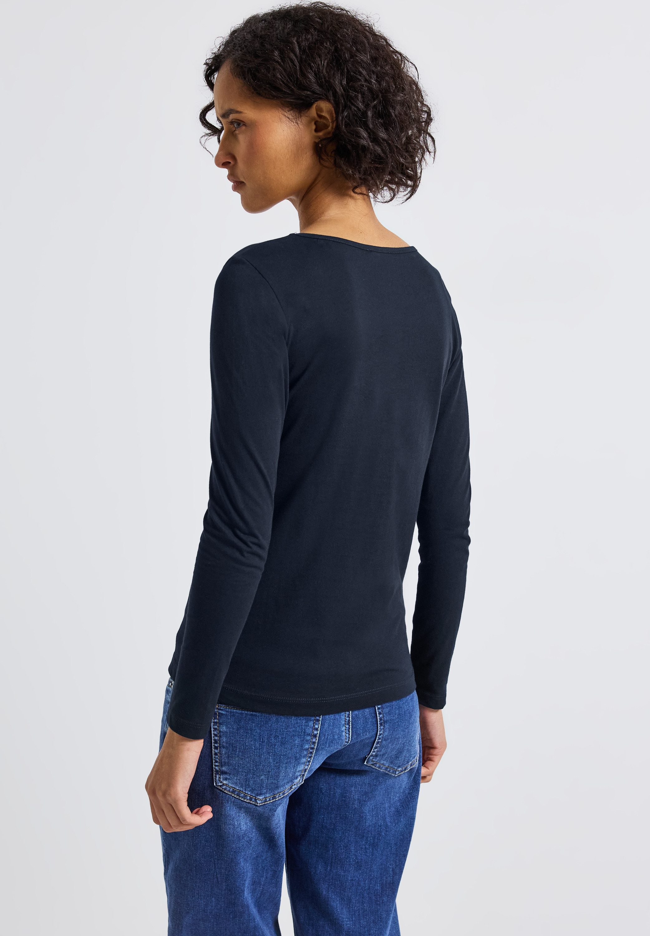 STREET ONE Langarmshirt Basic