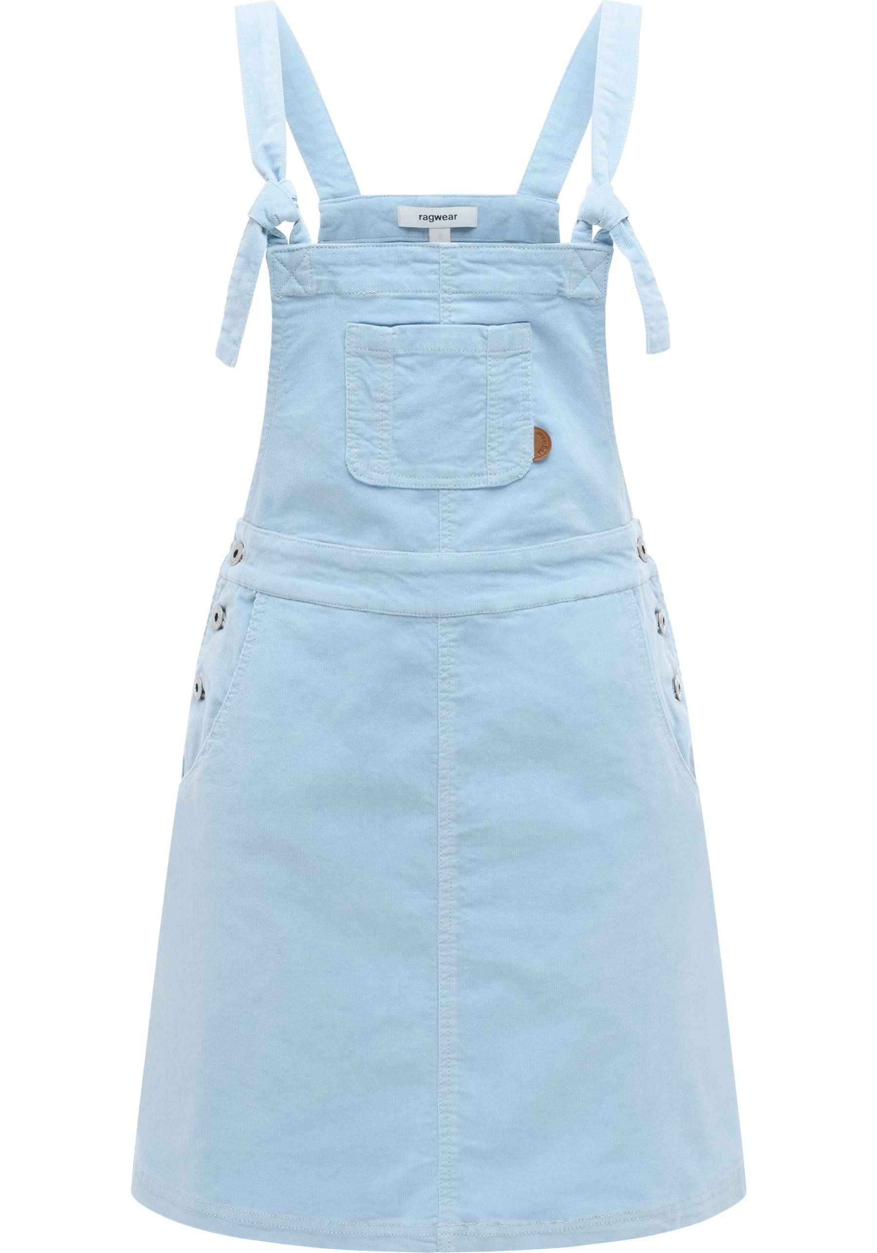 Ragwear Cordkleid Zekke Cordy Damen Latzkleid aus Babycord-Material