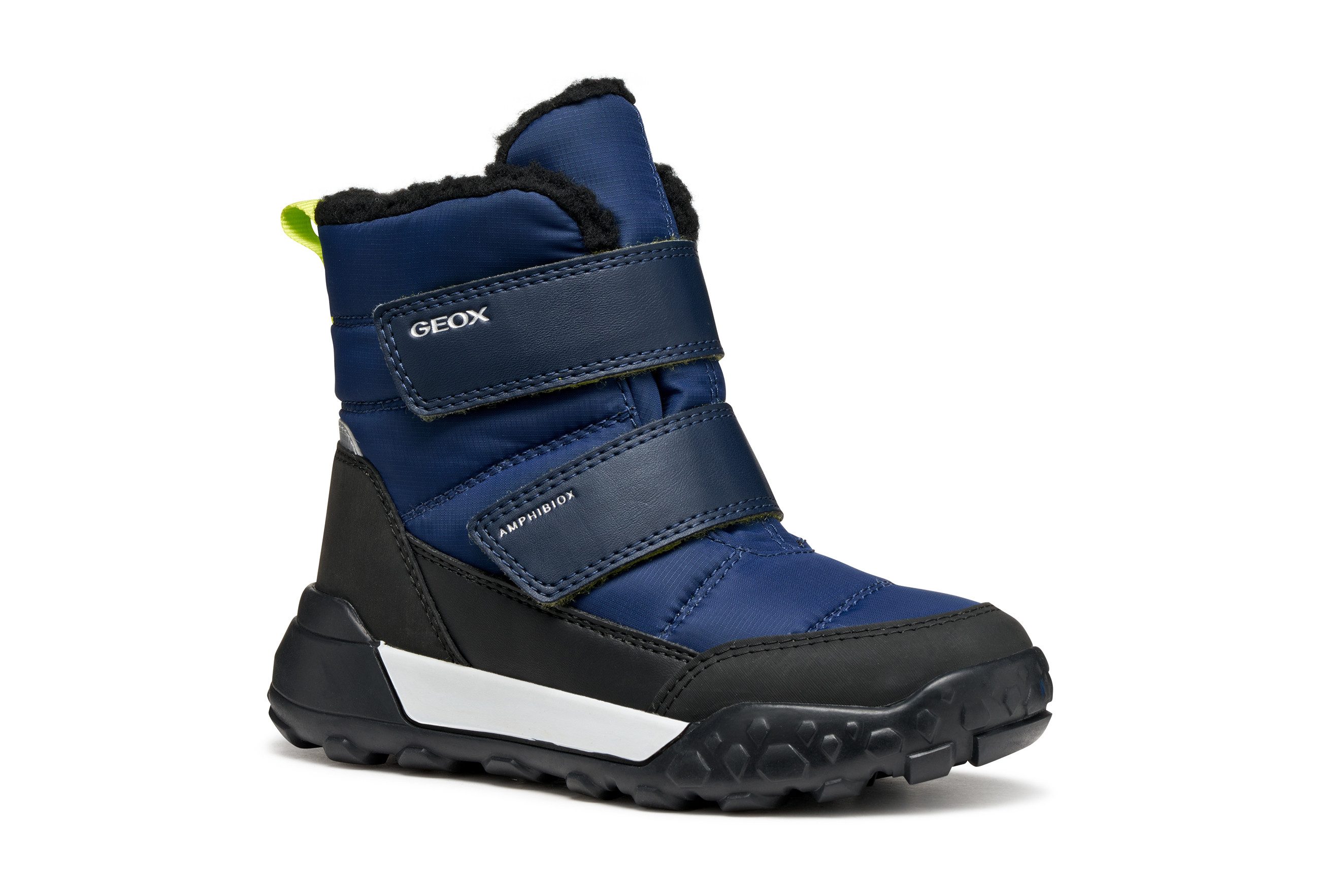 Geox J TREKKYUP BOY B ABX Winterstiefel Klettstiefel mit Warmfutter, Größenschablone zum Download