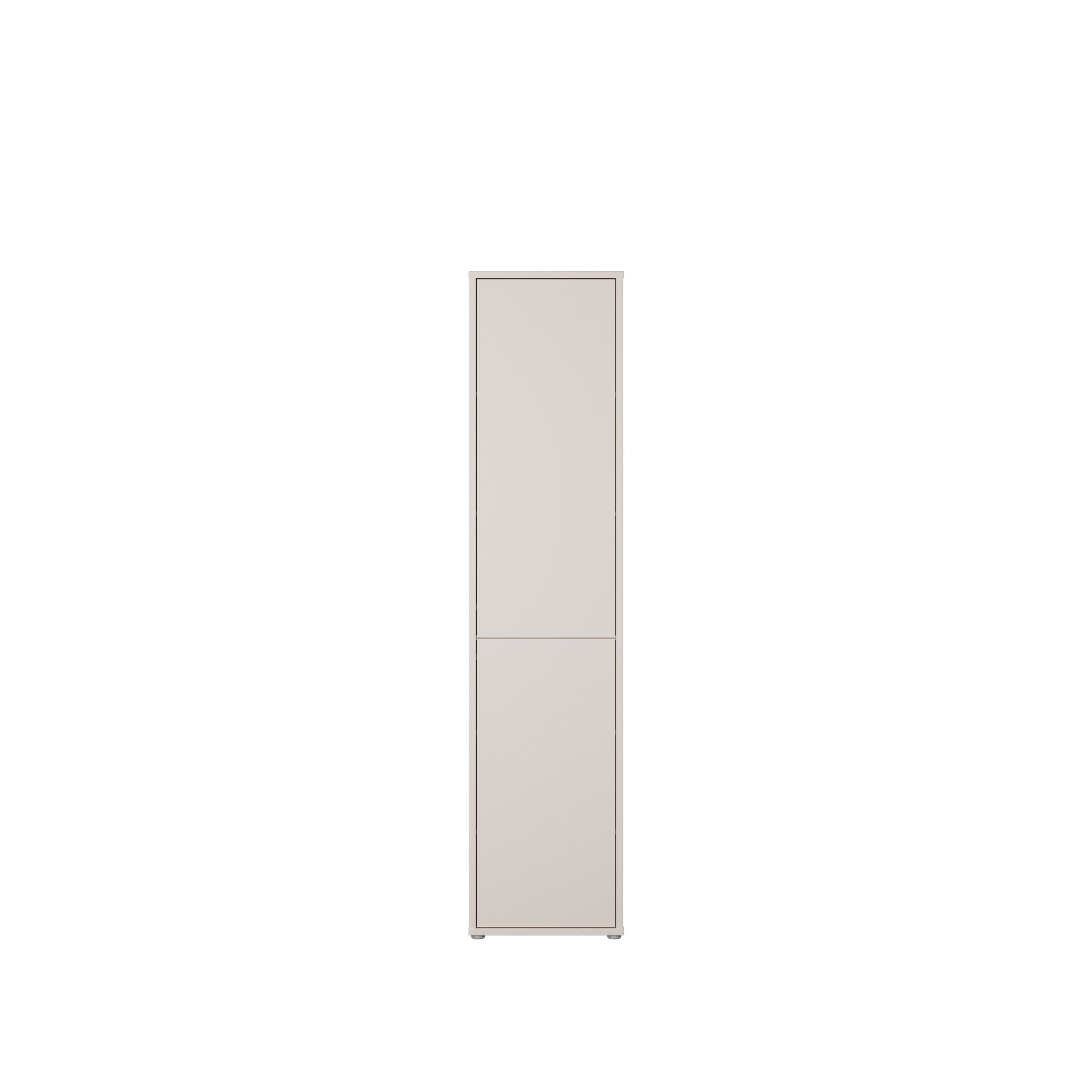 PREISBRECHER Stauraumschrank ALICE SPRINGS in sandfarben - 49,8x214,3x34,9cm (BxHxT)